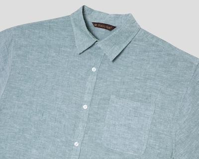 Foto 3 | Camisa Casual Porto Sur Regular Fit Lisa para Hombre