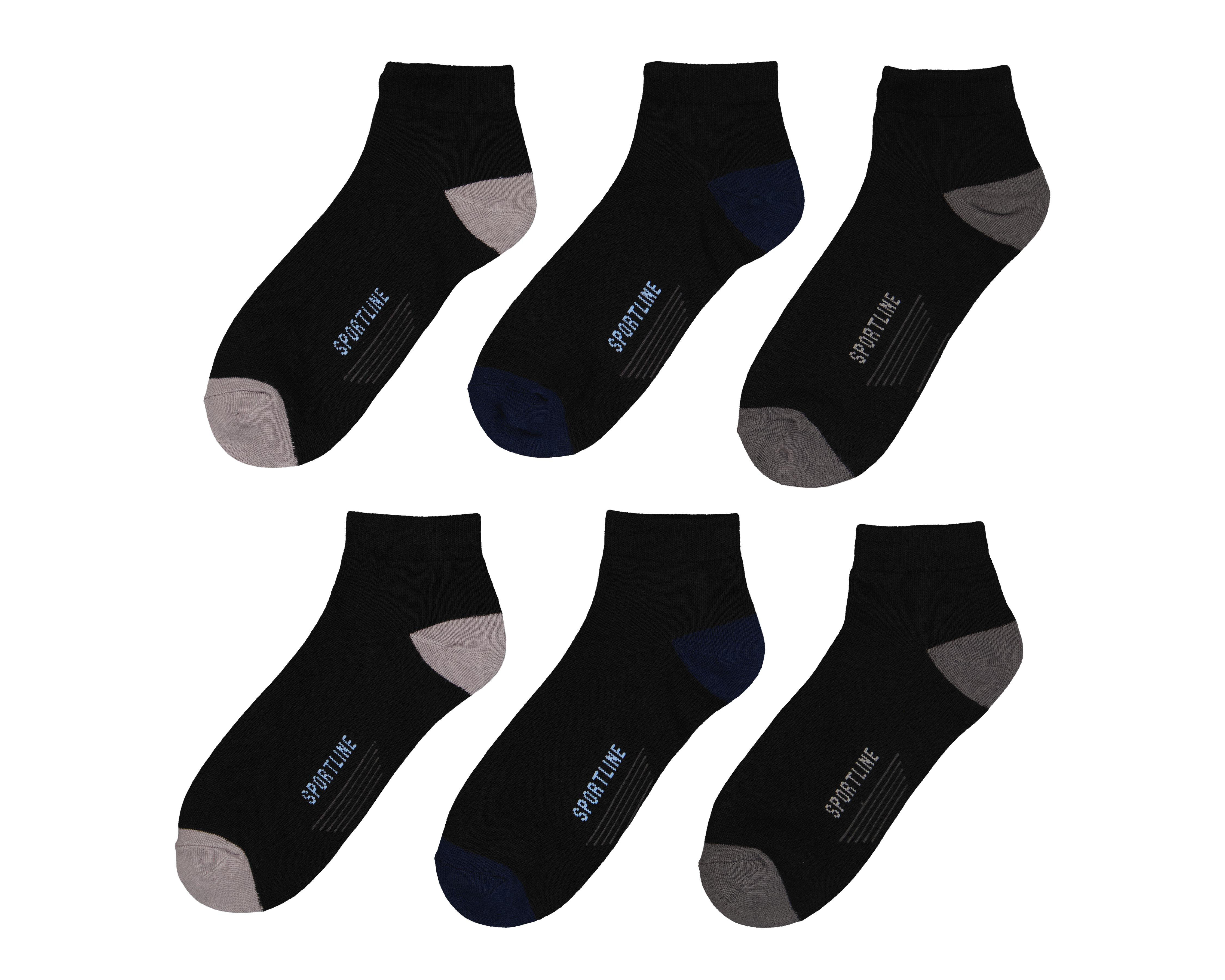 Calcetas Deportivas Sportline para Hombre 6 Pares