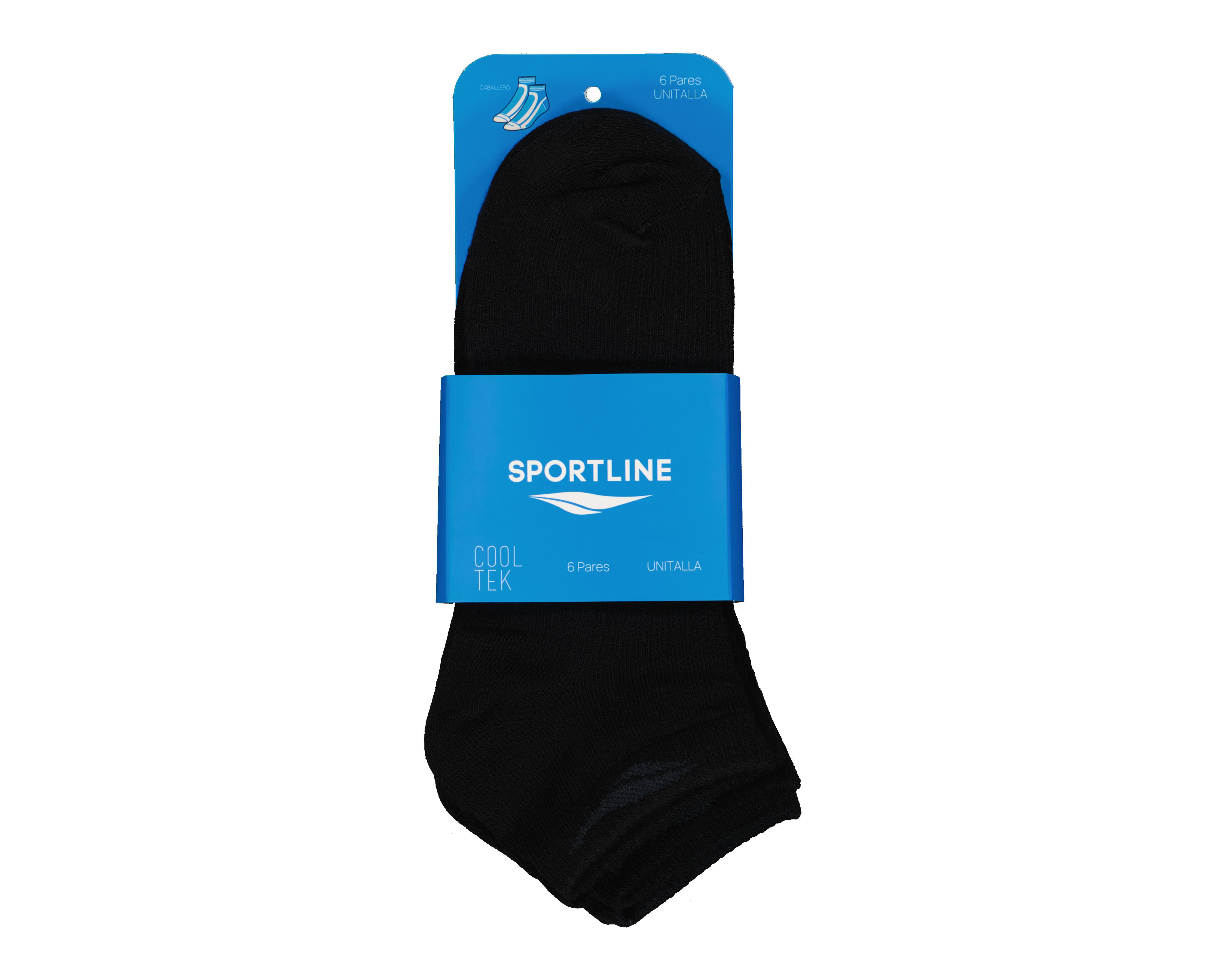 Foto 3 | Calcetines Deportivos Sportline Cooltek para Hombre 6 Pares