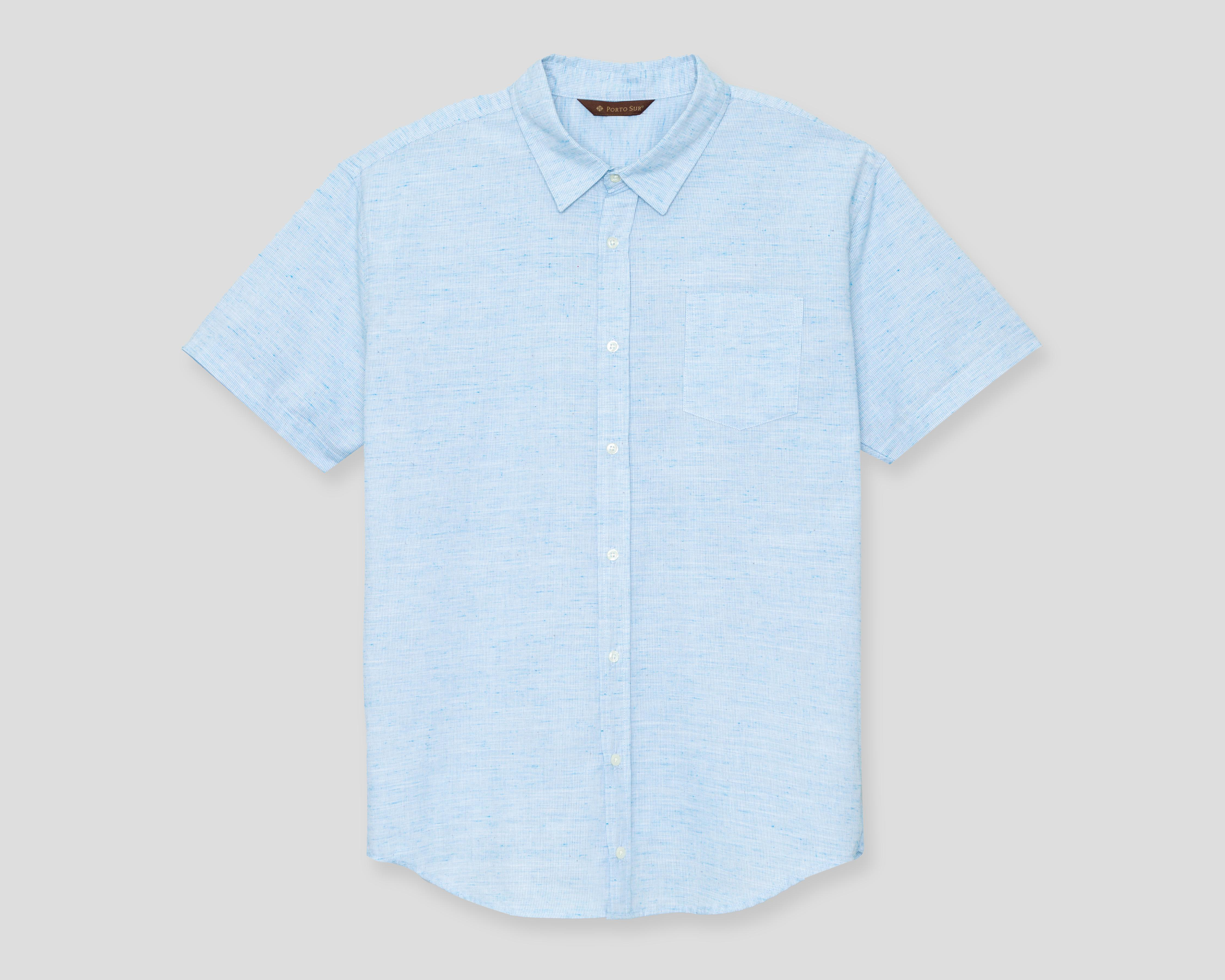 Foto 1 | Camisa Casual Porto Sur Regular Lisa para Hombre