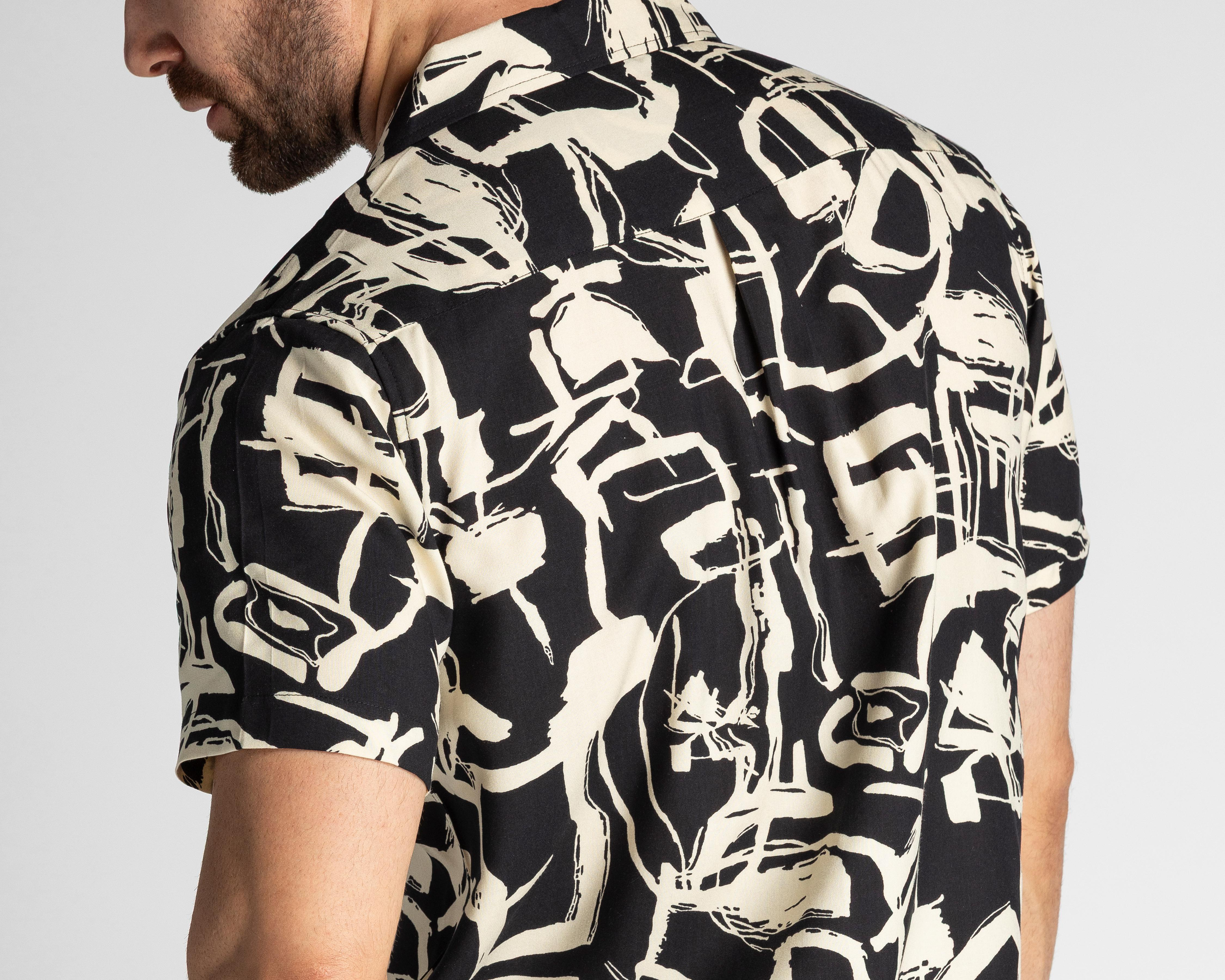 Foto 6 pulgar | Camisa Casual Strona Regular Fit Estampada para Hombre