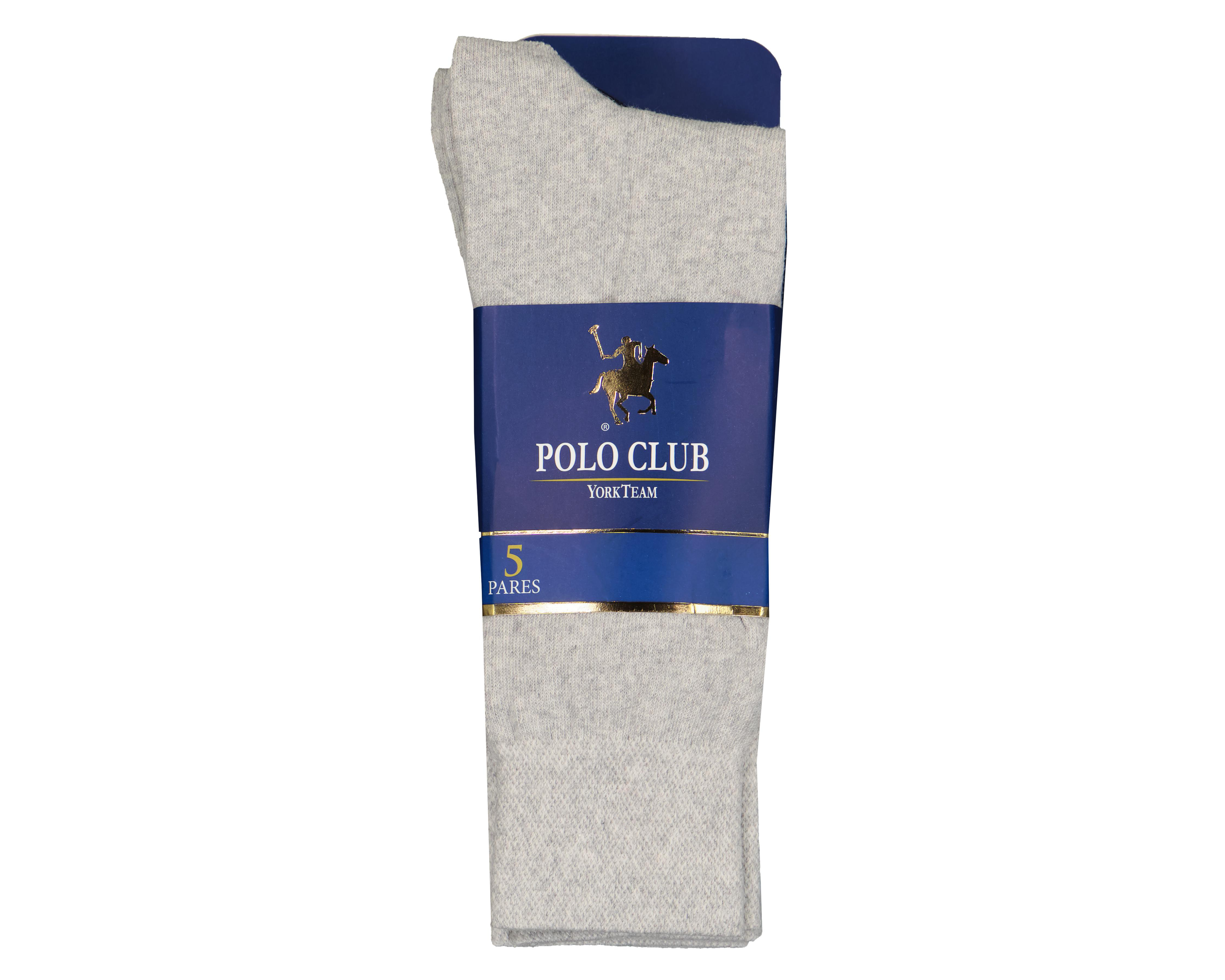 Foto 4 pulgar | Calcetas de Vestir York Team Polo Club para Hombre 5 Pares