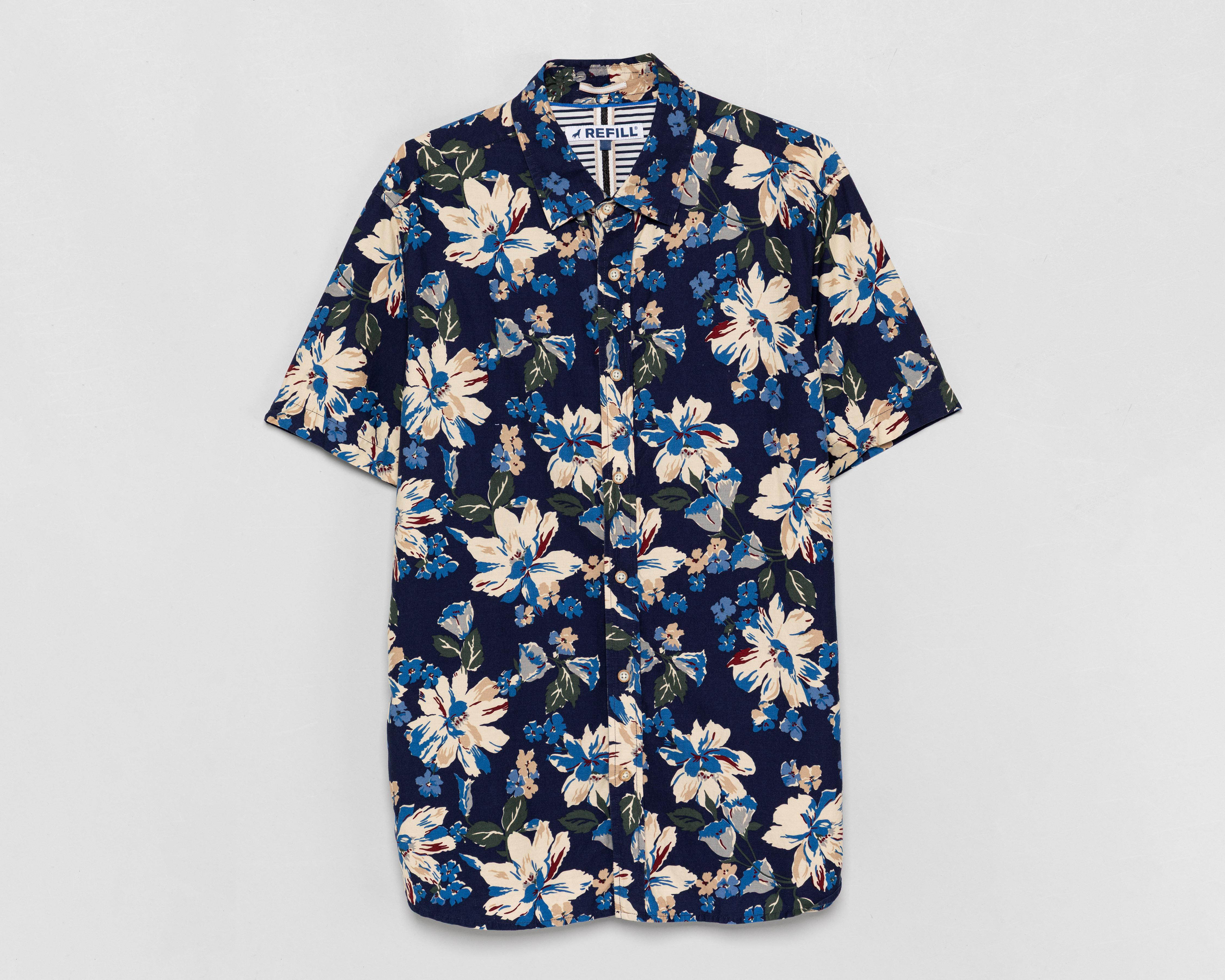 Foto 1 | Camisa Casual Refill Regular Fit Floral para Hombre