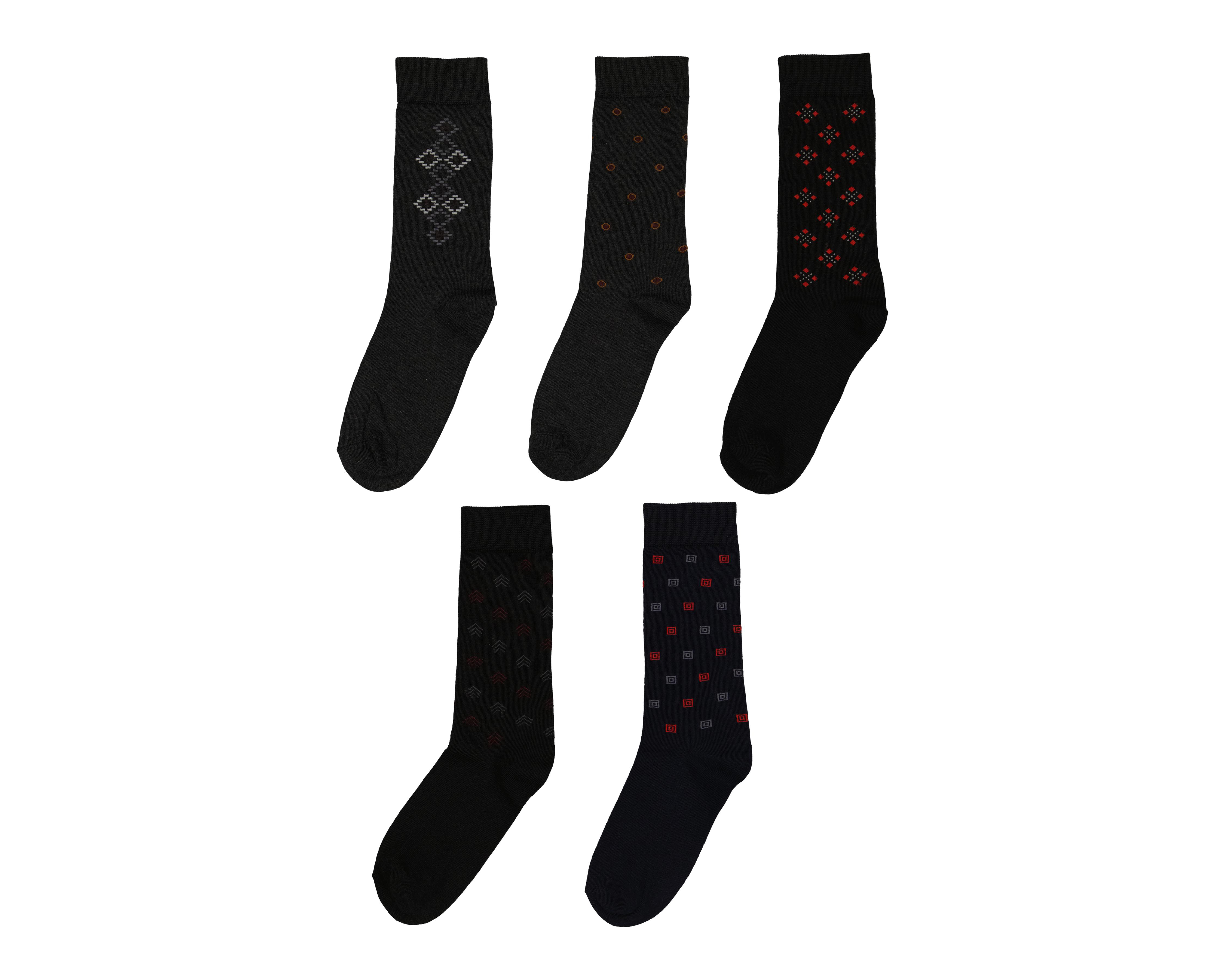Foto 2 pulgar | Calcetas de Vestir Wall Street para Hombre 5 Pares
