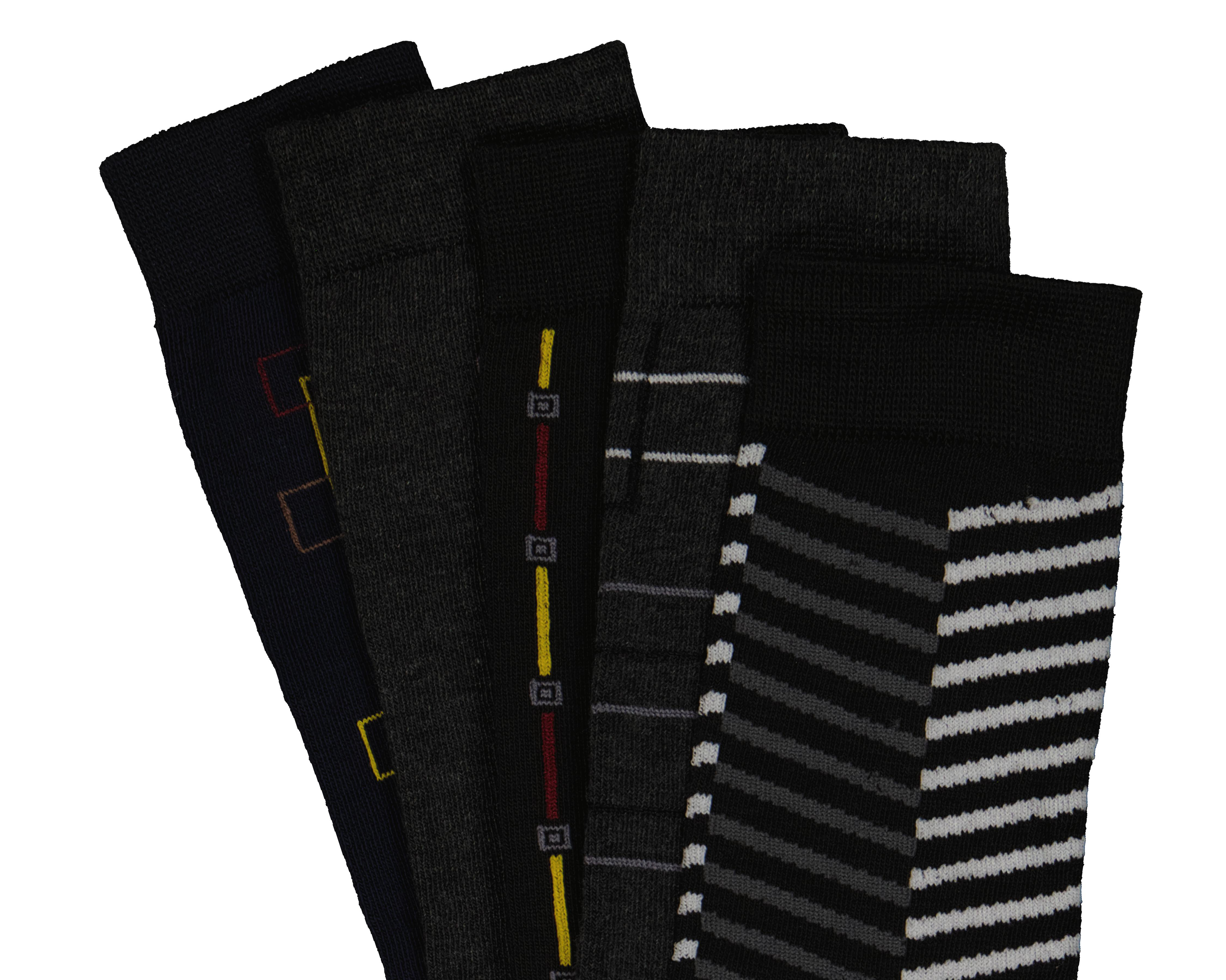 Foto 3 pulgar | Calcetas de Vestir Wall Street para Hombre 5 Pares
