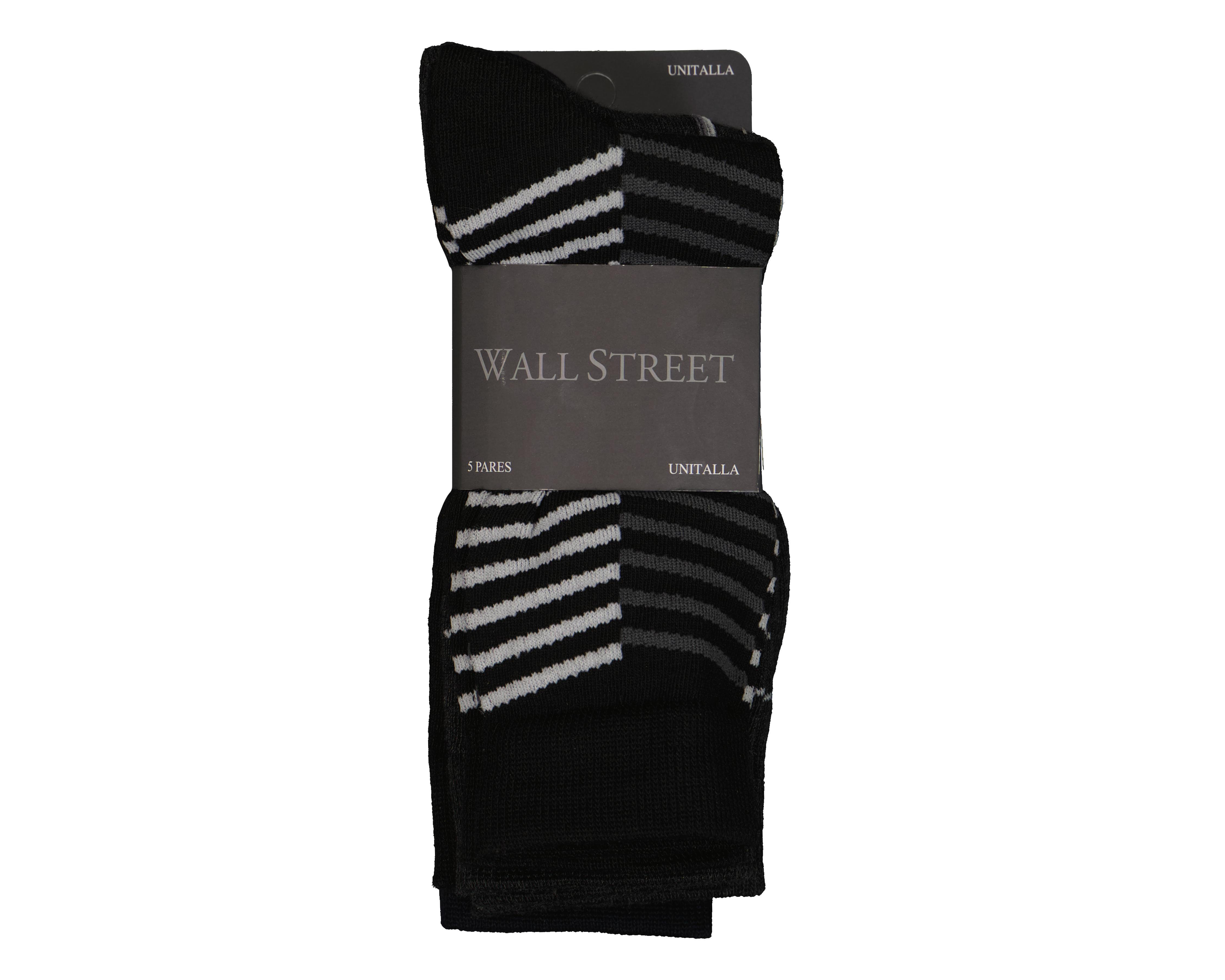 Foto 4 pulgar | Calcetas de Vestir Wall Street para Hombre 5 Pares