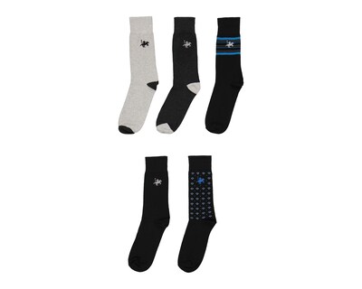 Foto 1 | Calcetas de Vestir York Team Polo Club para Hombre 5 Pares