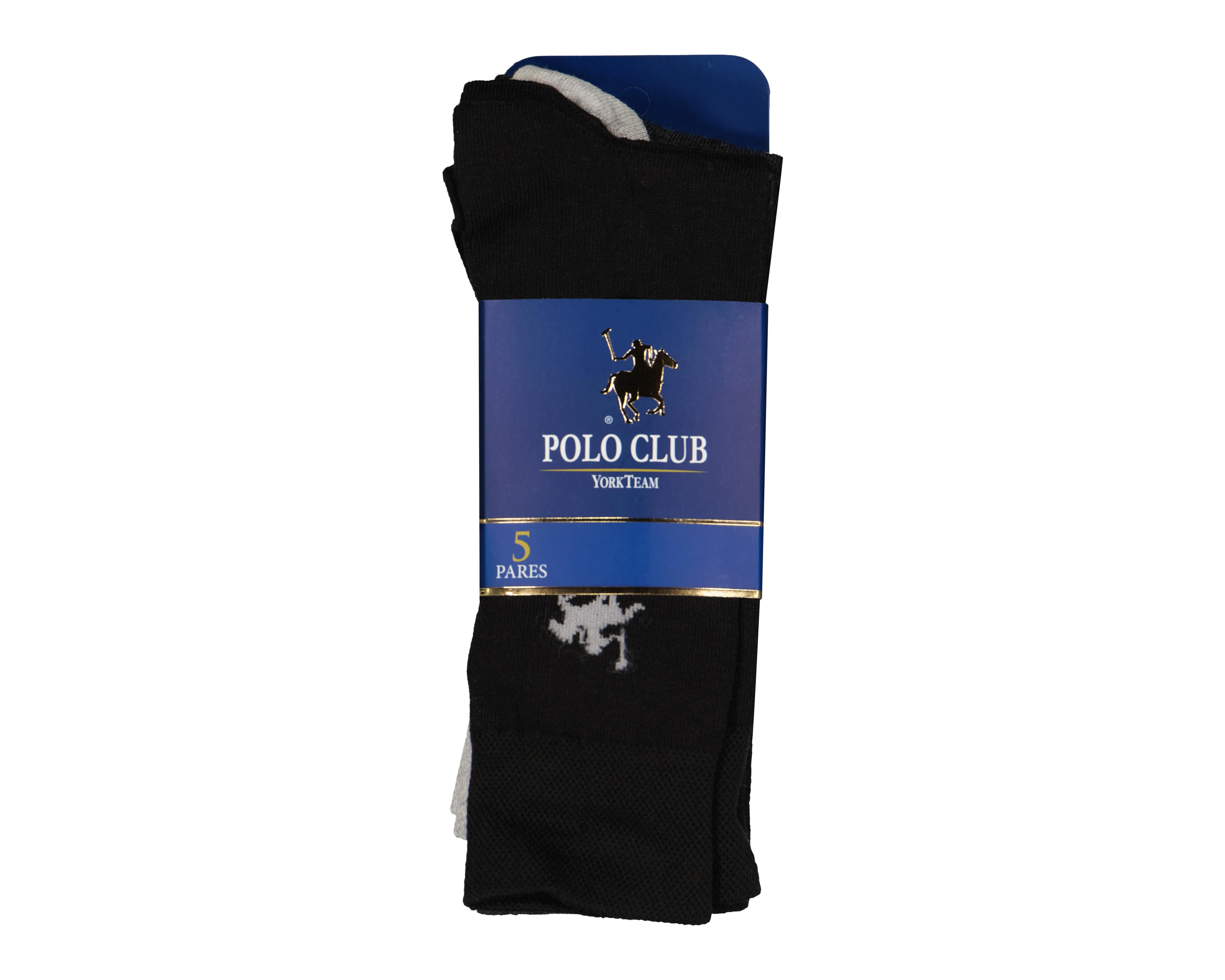Foto 4 pulgar | Calcetas de Vestir York Team Polo Club para Hombre 5 Pares