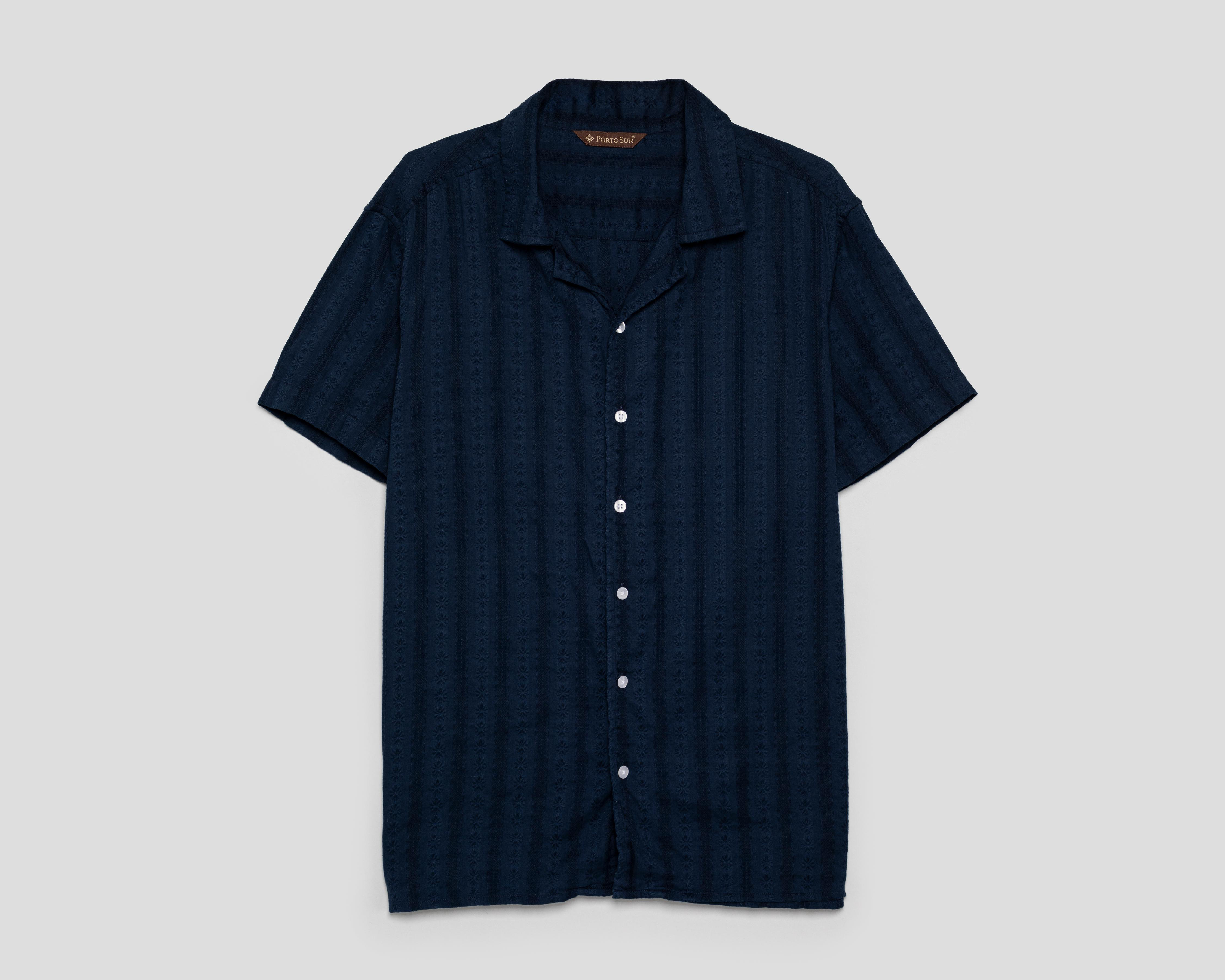Foto 1 | Camisa Casual de Algodón Porto Sur Regular Fit Lisa para Hombre