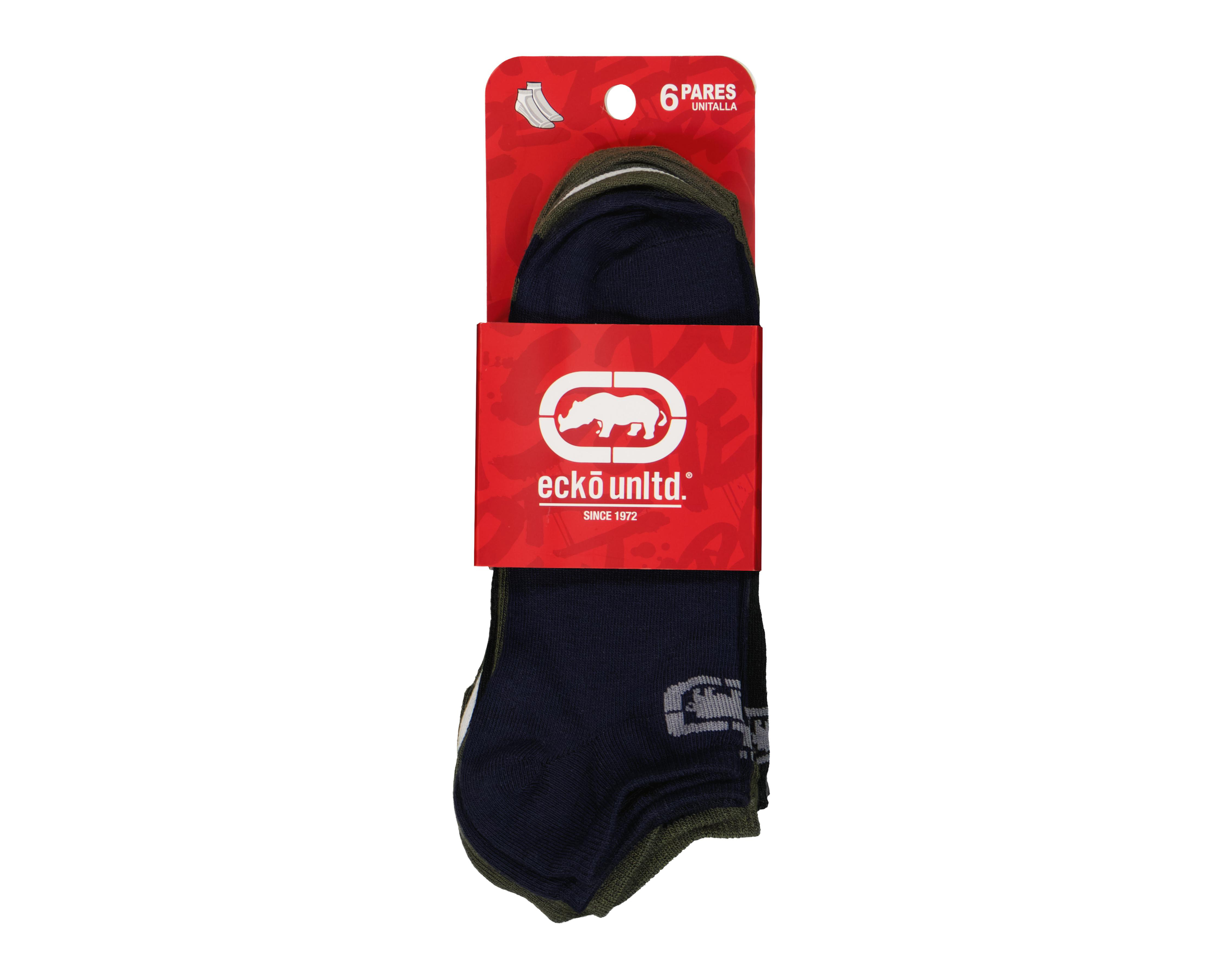 Foto 4 pulgar | Calcetas Tines Eckó Unltd. para Hombre 6 Pares