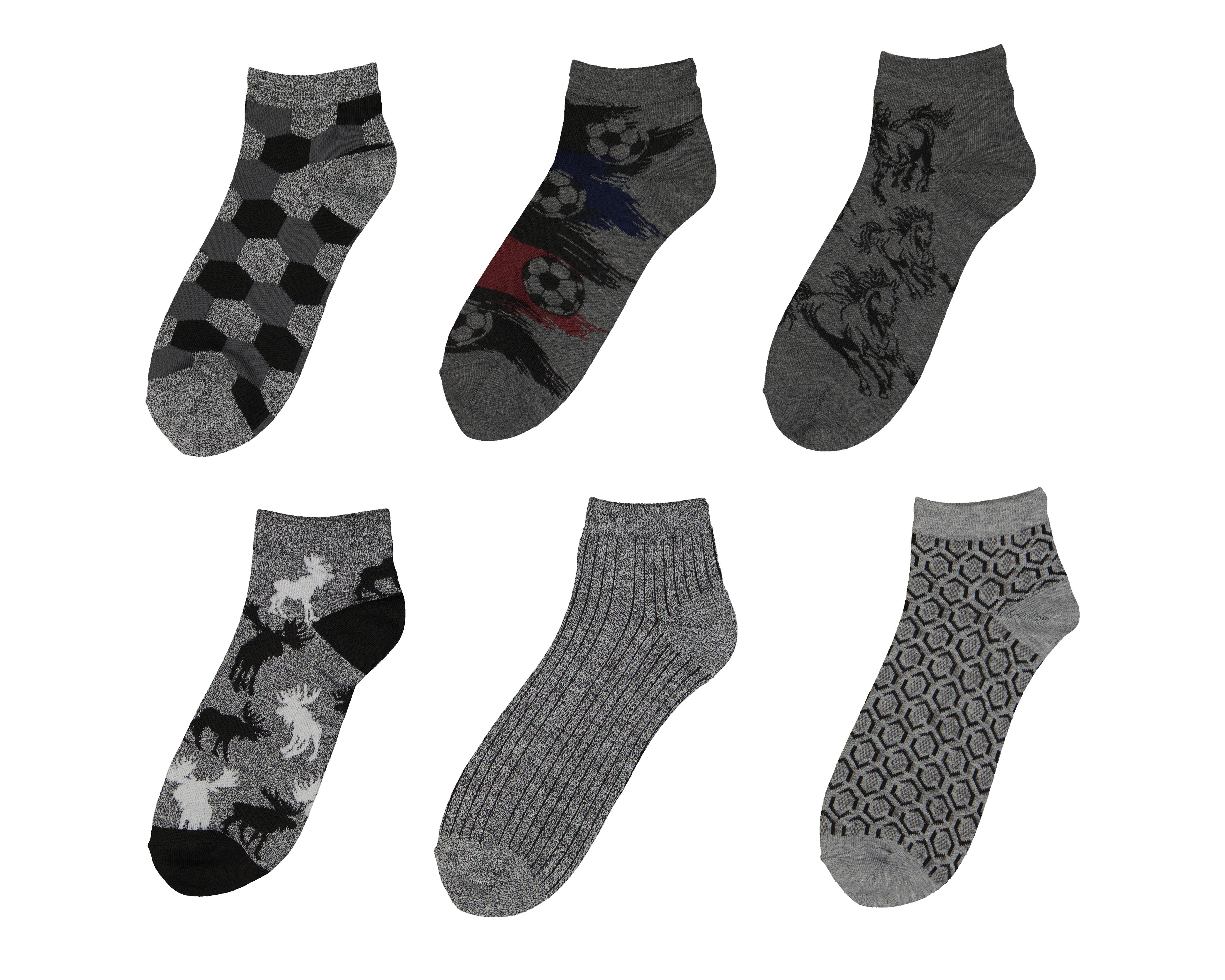 Calcetas Cortas Refill para Hombre 6 Pares