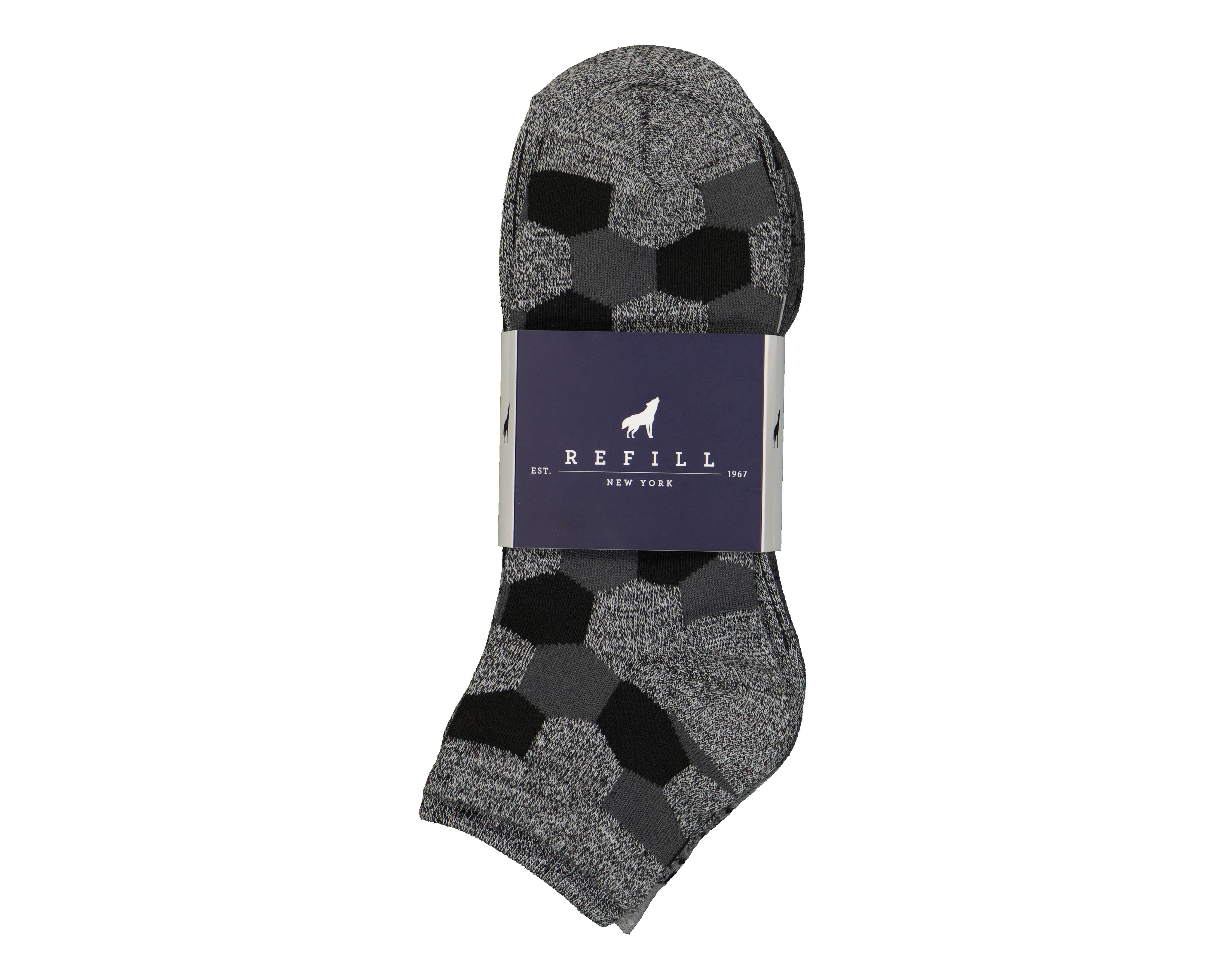 Foto 4 pulgar | Calcetas Cortas Refill para Hombre 6 Pares