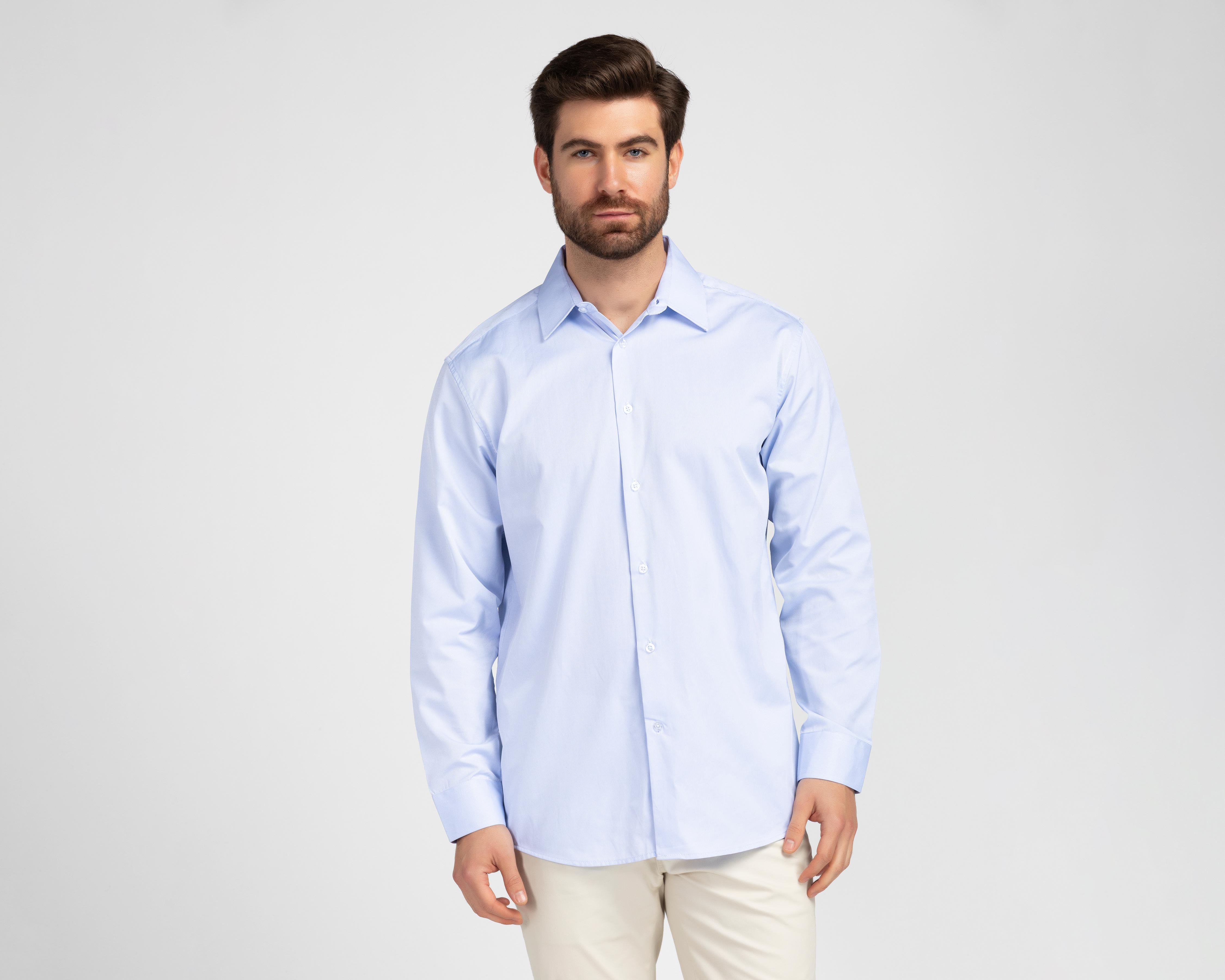 Camisa Casual Wall Street Regular Fit Lisa para Hombre