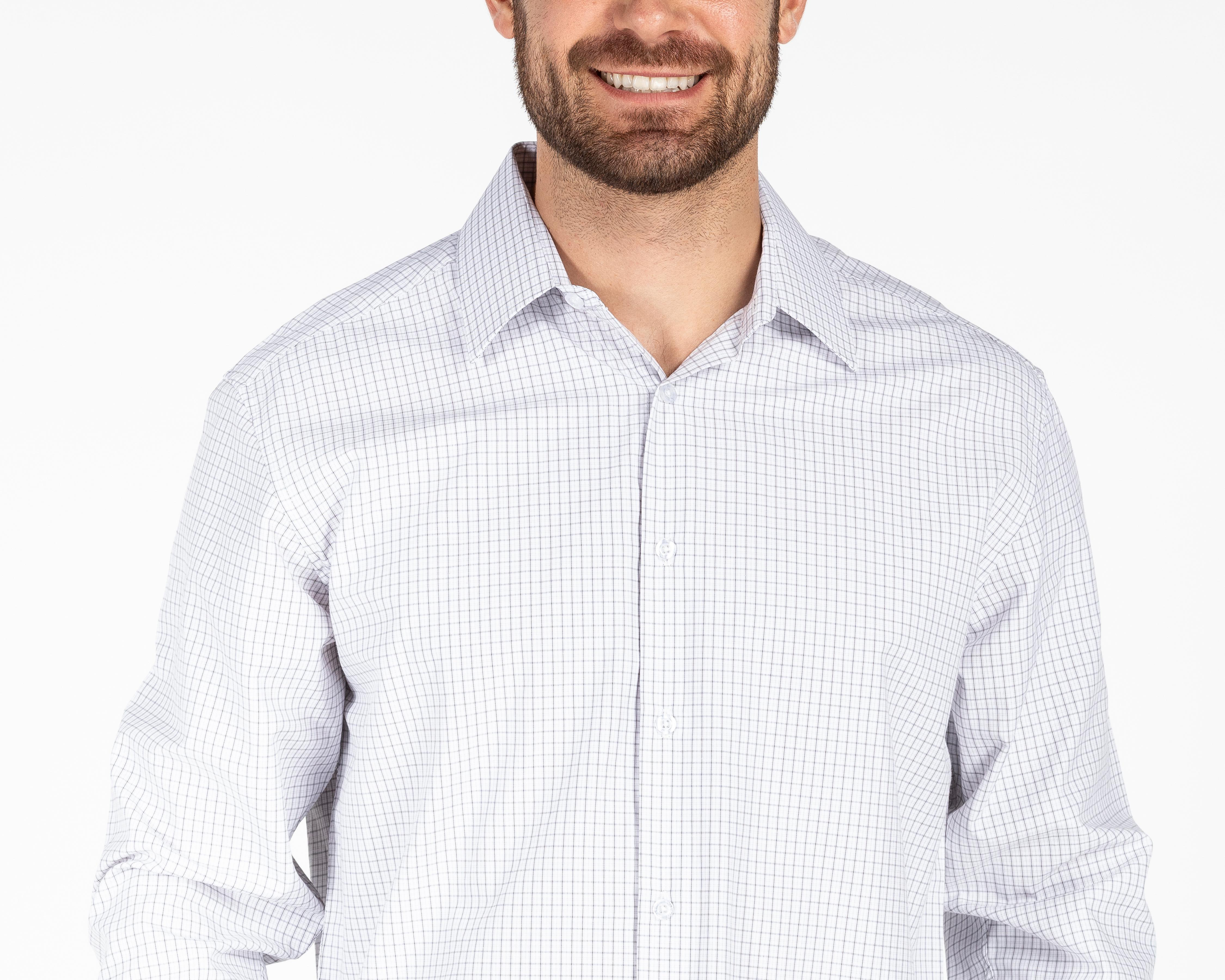 Foto 4 pulgar | Camisa Casual Wall Street Regular Fit a Cuadros para Hombre