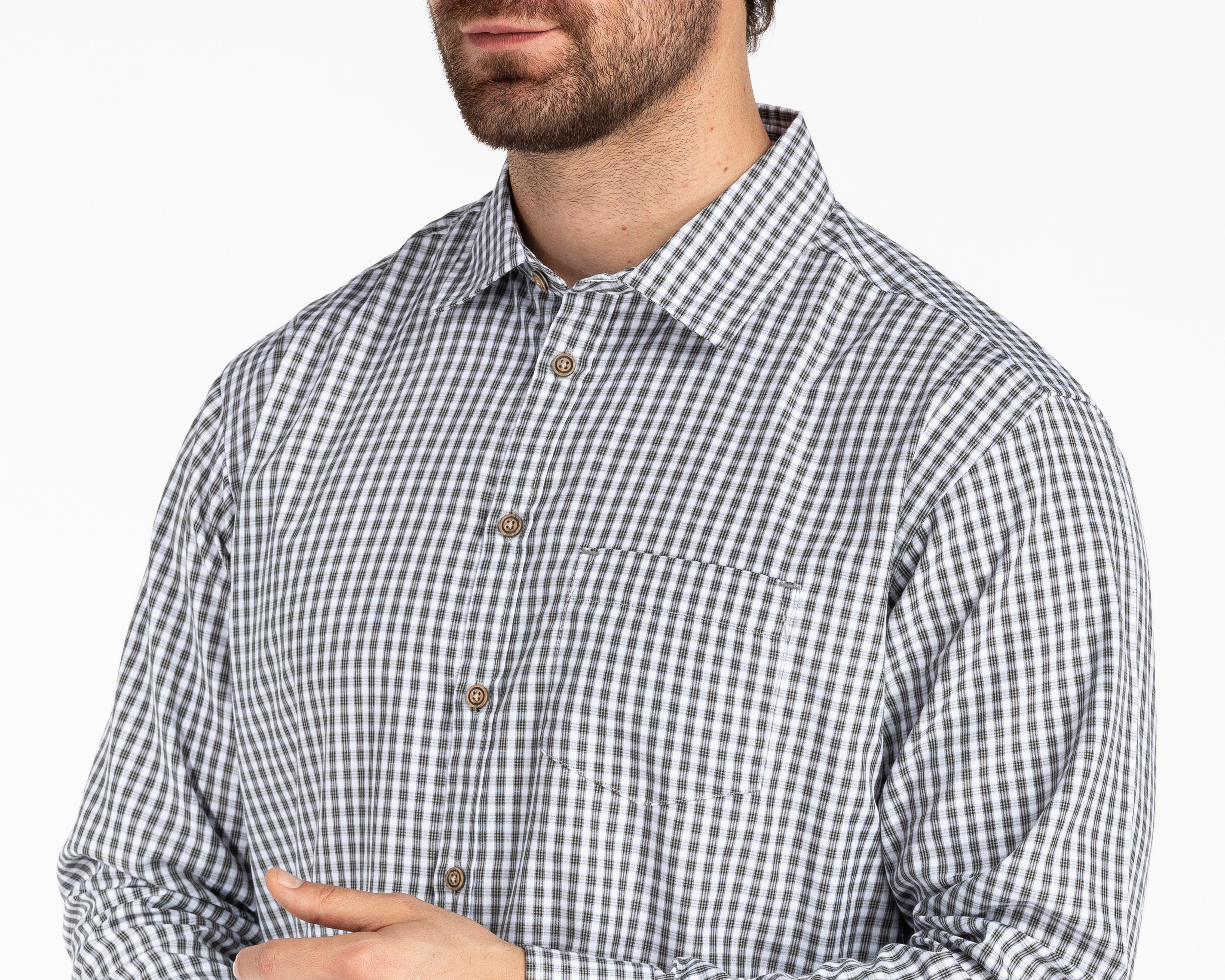 Foto 4 pulgar | Camisa Casual Porto Sur Regular Fit a Cuadros para Hombre