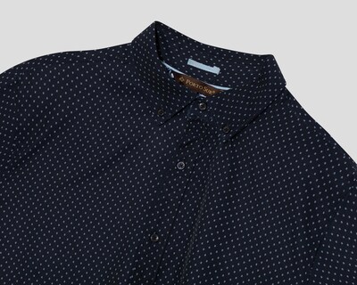 Foto 3 | Camisa Casual Porto Sur Regular Fit Estampada para Hombre