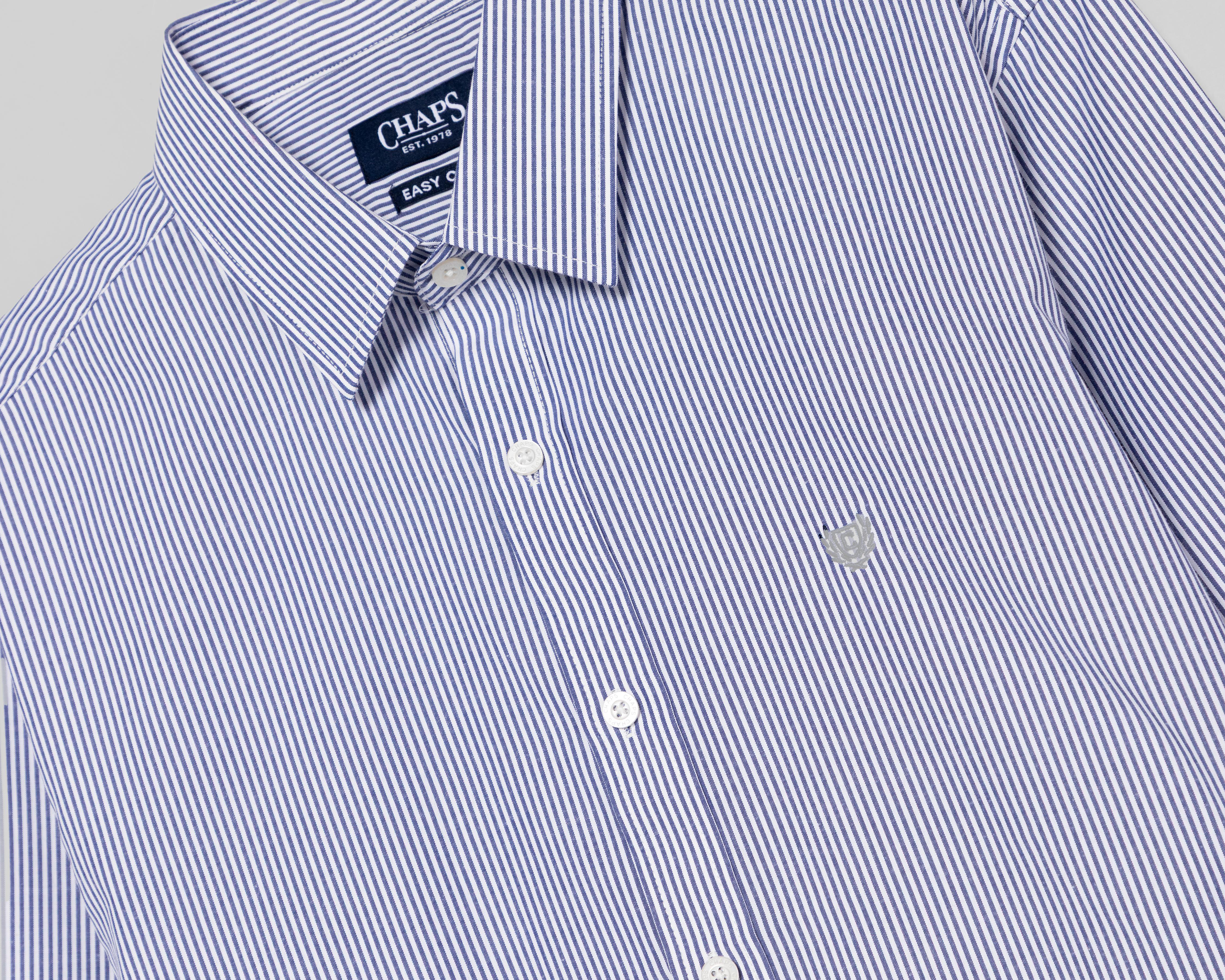Foto 4 pulgar | Camisa Casual Chaps Regular a Rayas para Hombre