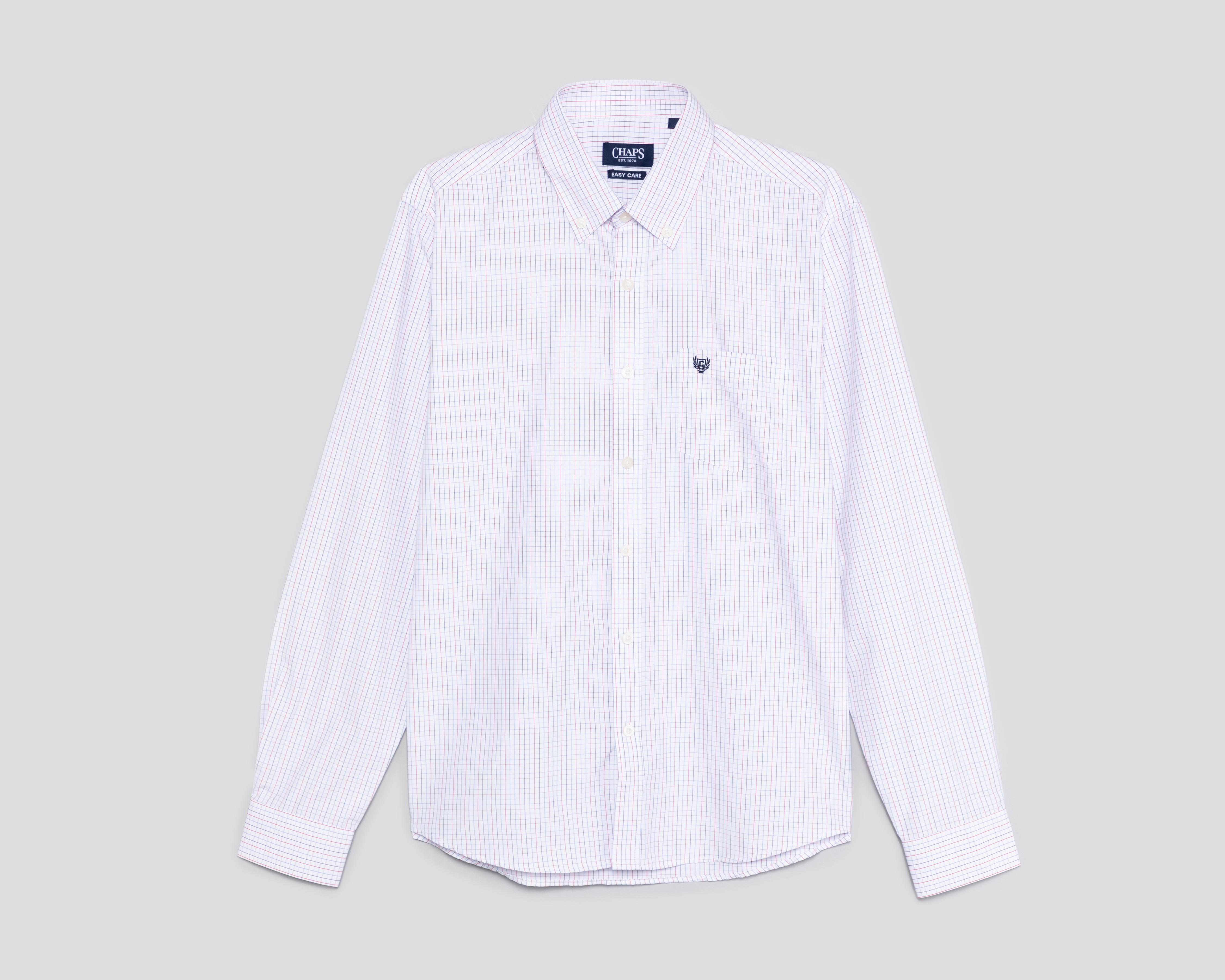 Foto 2 pulgar | Camisa Casual Chaps Regular Fit a Cuadros para Hombre