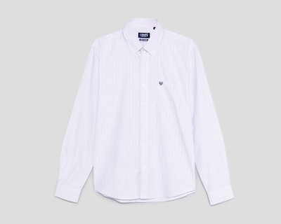 Foto 1 | Camisa Casual Chaps Regular Fit a Cuadros para Hombre