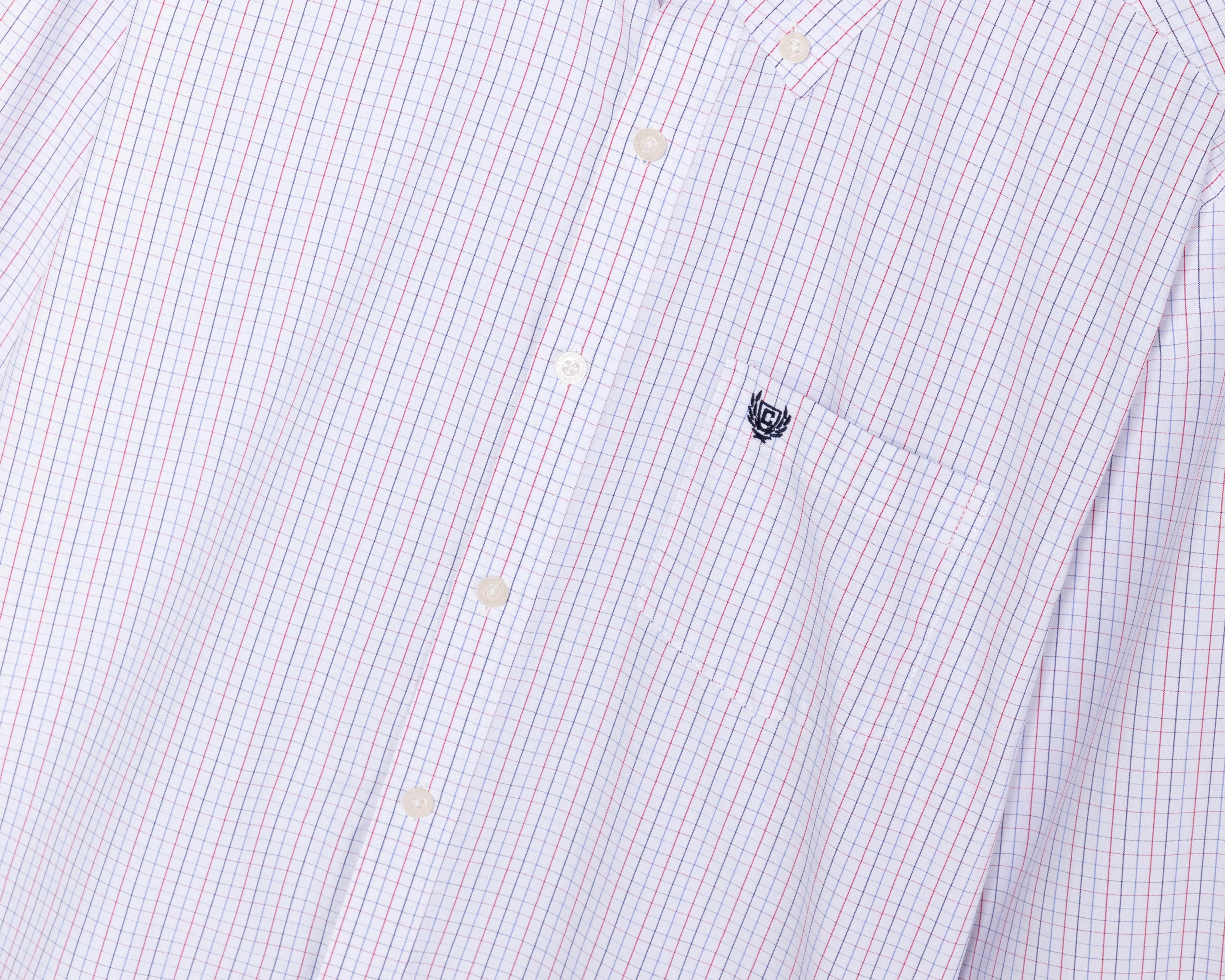 Foto 4 pulgar | Camisa Casual Chaps Regular Fit a Cuadros para Hombre
