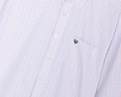 Foto 3 | Camisa Casual Chaps Regular Fit a Cuadros para Hombre