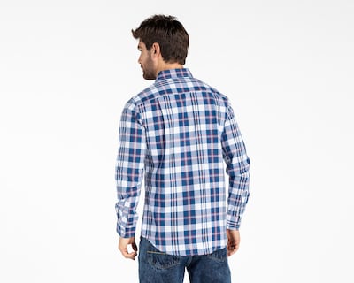 Foto 3 | Camisa Casual Refill Regular Fit a Cuadros para Hombre