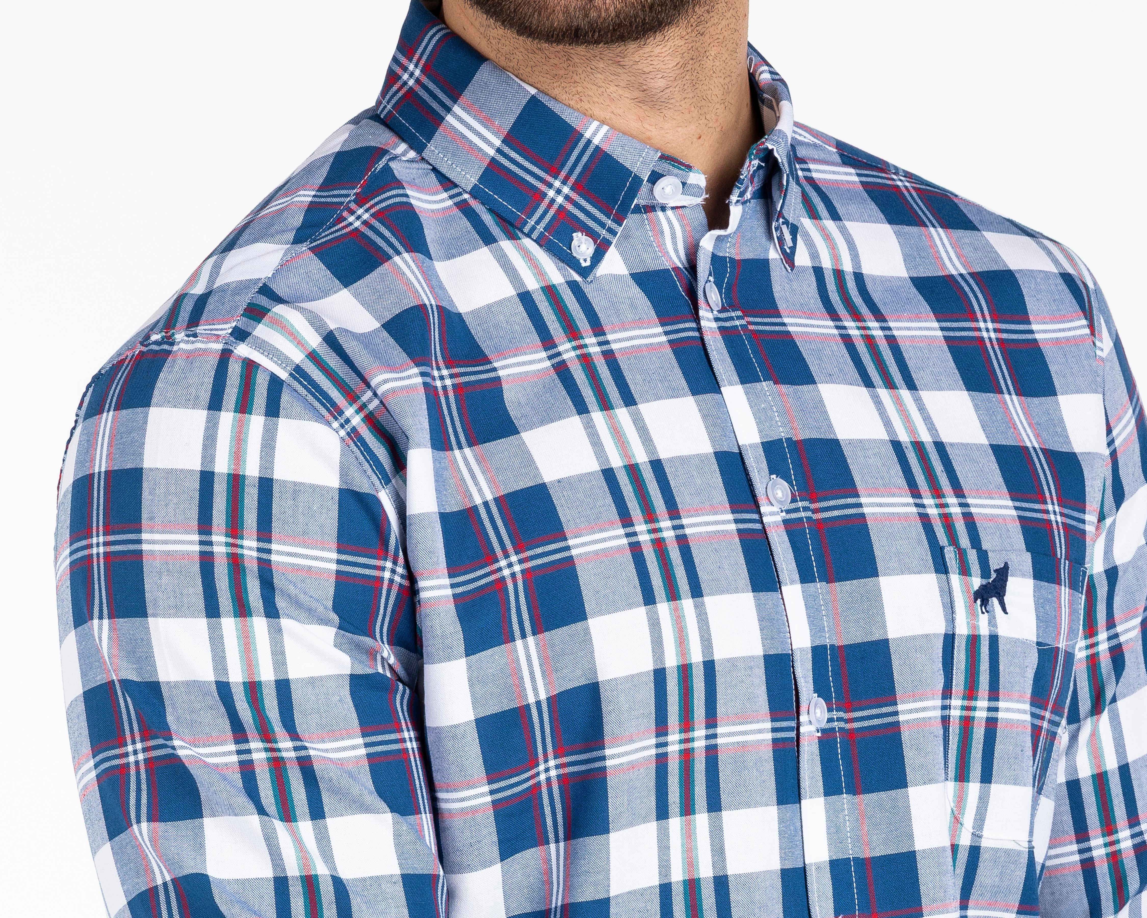 Foto 5 pulgar | Camisa Casual Refill Regular Fit a Cuadros para Hombre