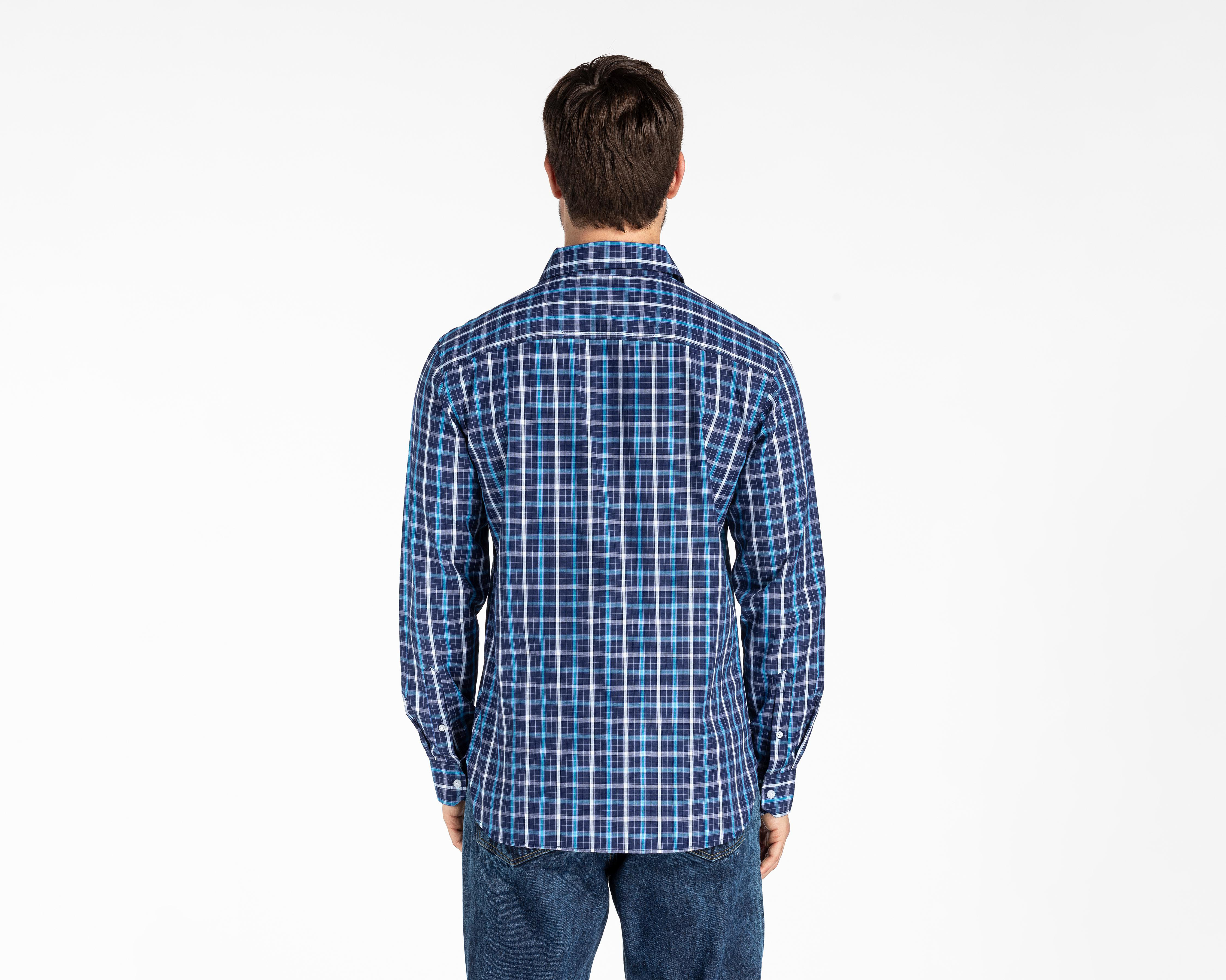 Foto 4 pulgar | Camisa Casual Refill Regular Fit a Cuadros para Hombre