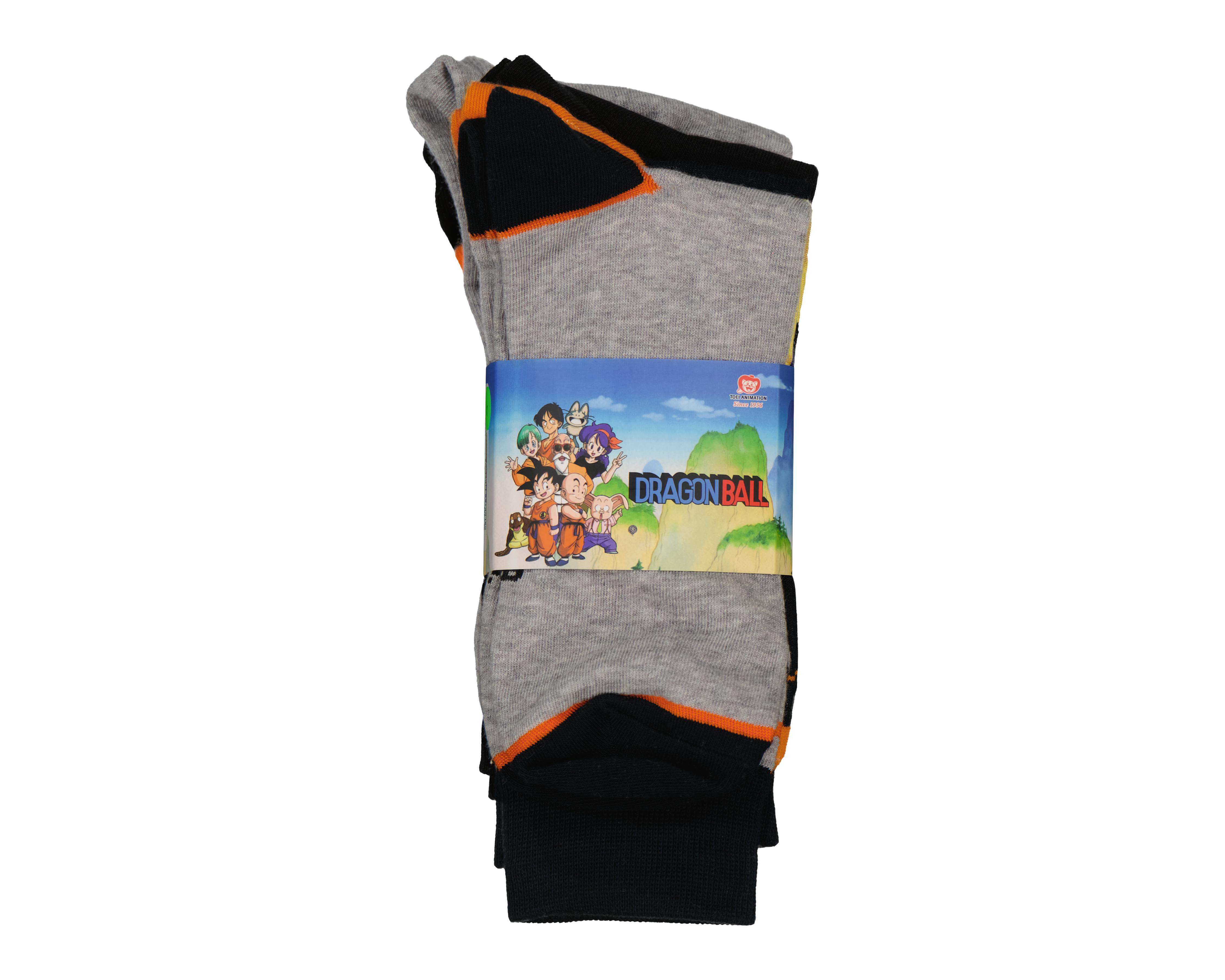 Foto 3 | Calcetas Largas Dragon Ball para Hombre 5 Pares