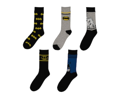 Foto 1 | Calcetas Largas Batman para Hombre 5 Pares