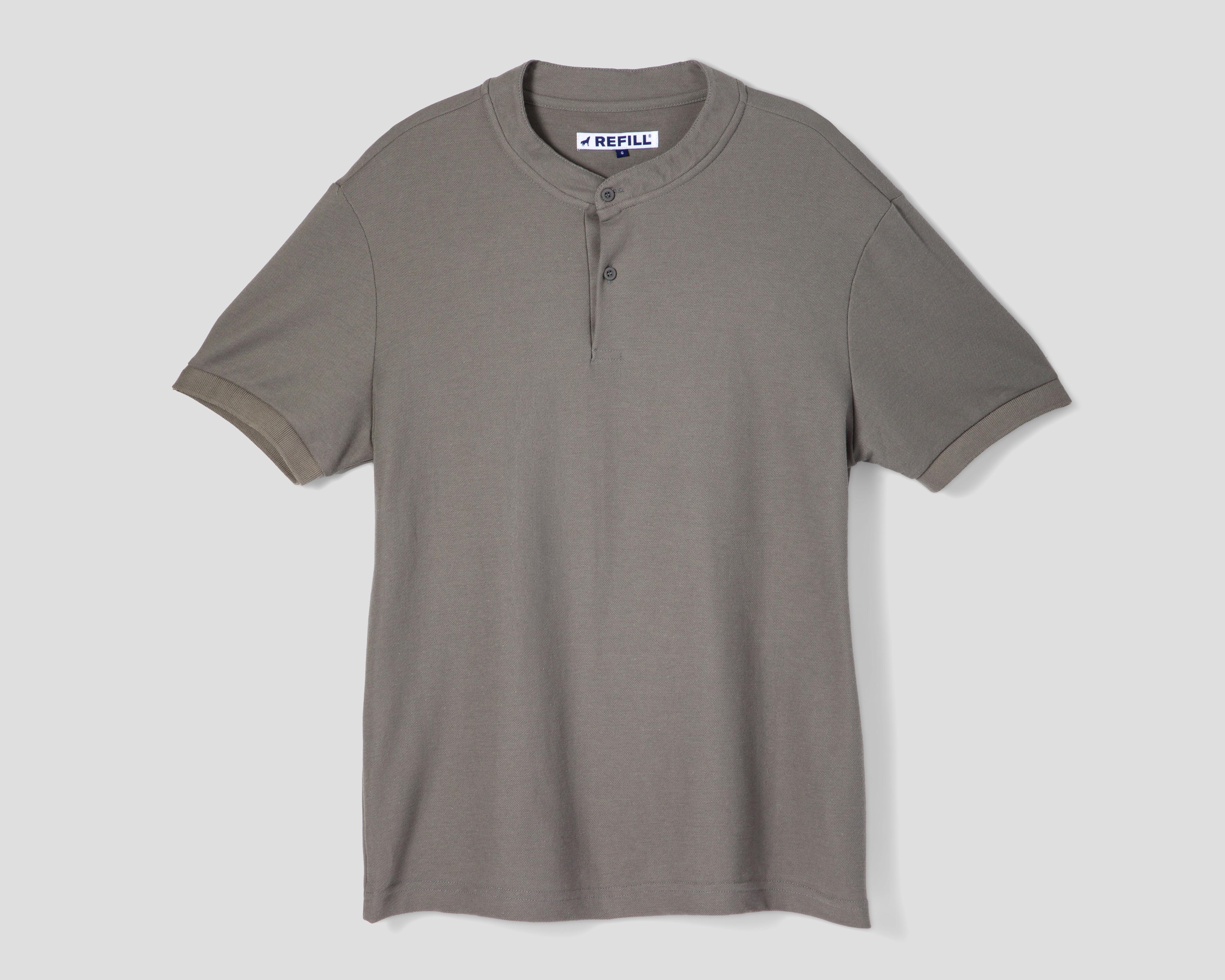 Playera Cuello Redondo Refill Gris para Hombre