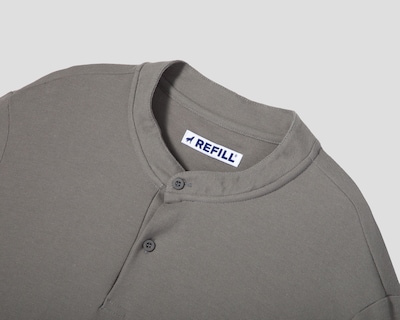 Foto 3 | Playera Cuello Redondo Refill Gris para Hombre