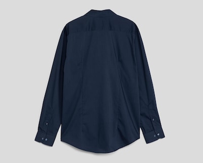 Foto 2 | Camisa de Vestir Wall Street Manga Larga Cuello Americano para Hombre
