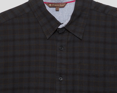 Foto 3 | Camisa Casual de Algodón Porto Sur Regular a Cuadros para Hombre