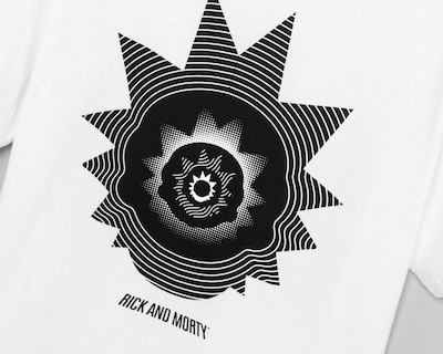 Foto 3 | Playera Rick & Morty Cuello Redondo para Hombre