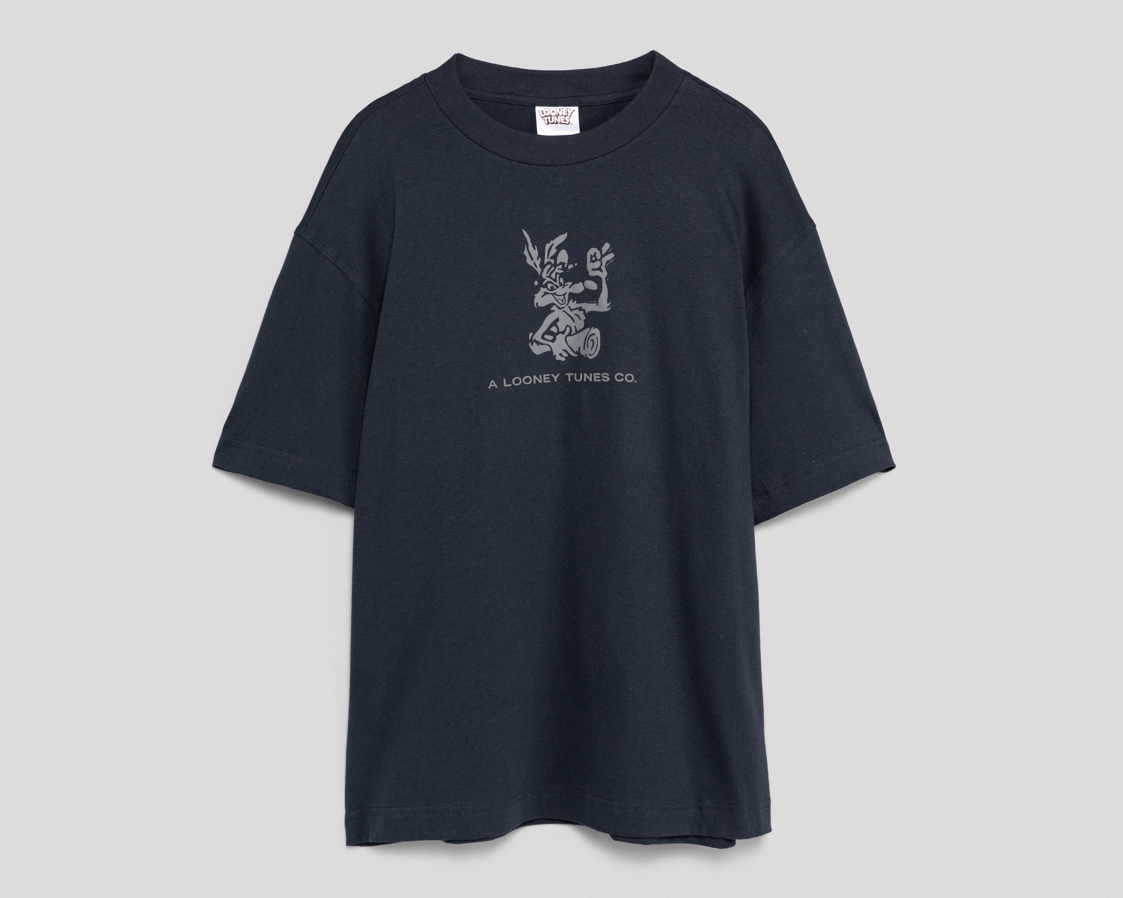 Foto 2 pulgar | Playera Looney Tunes Gris Cuello Redondo para Hombre