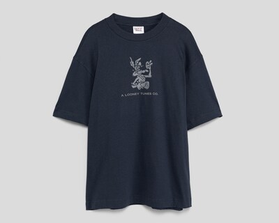Foto 1 | Playera Looney Tunes Gris Cuello Redondo para Hombre