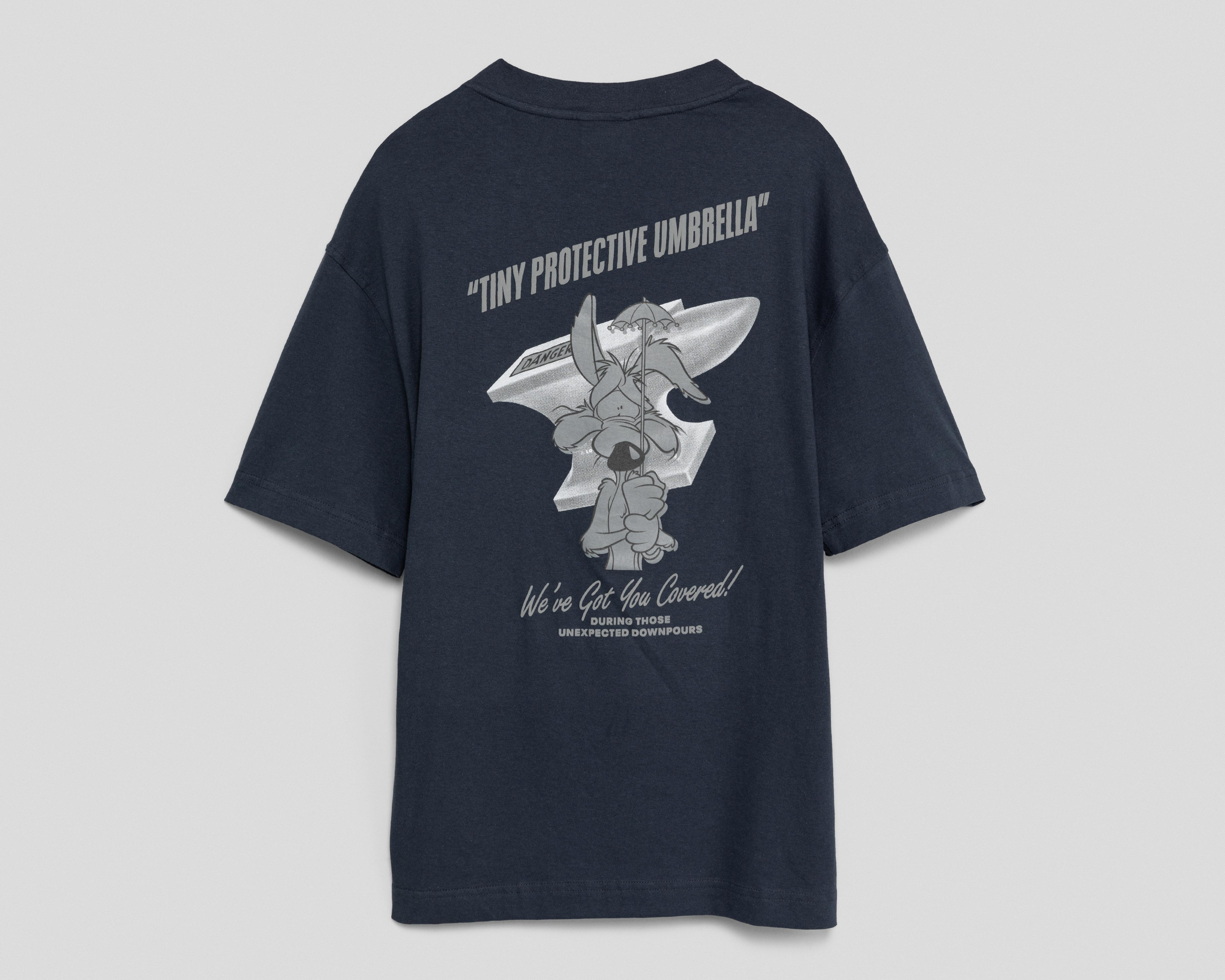 Foto 3 pulgar | Playera Looney Tunes Gris Cuello Redondo para Hombre