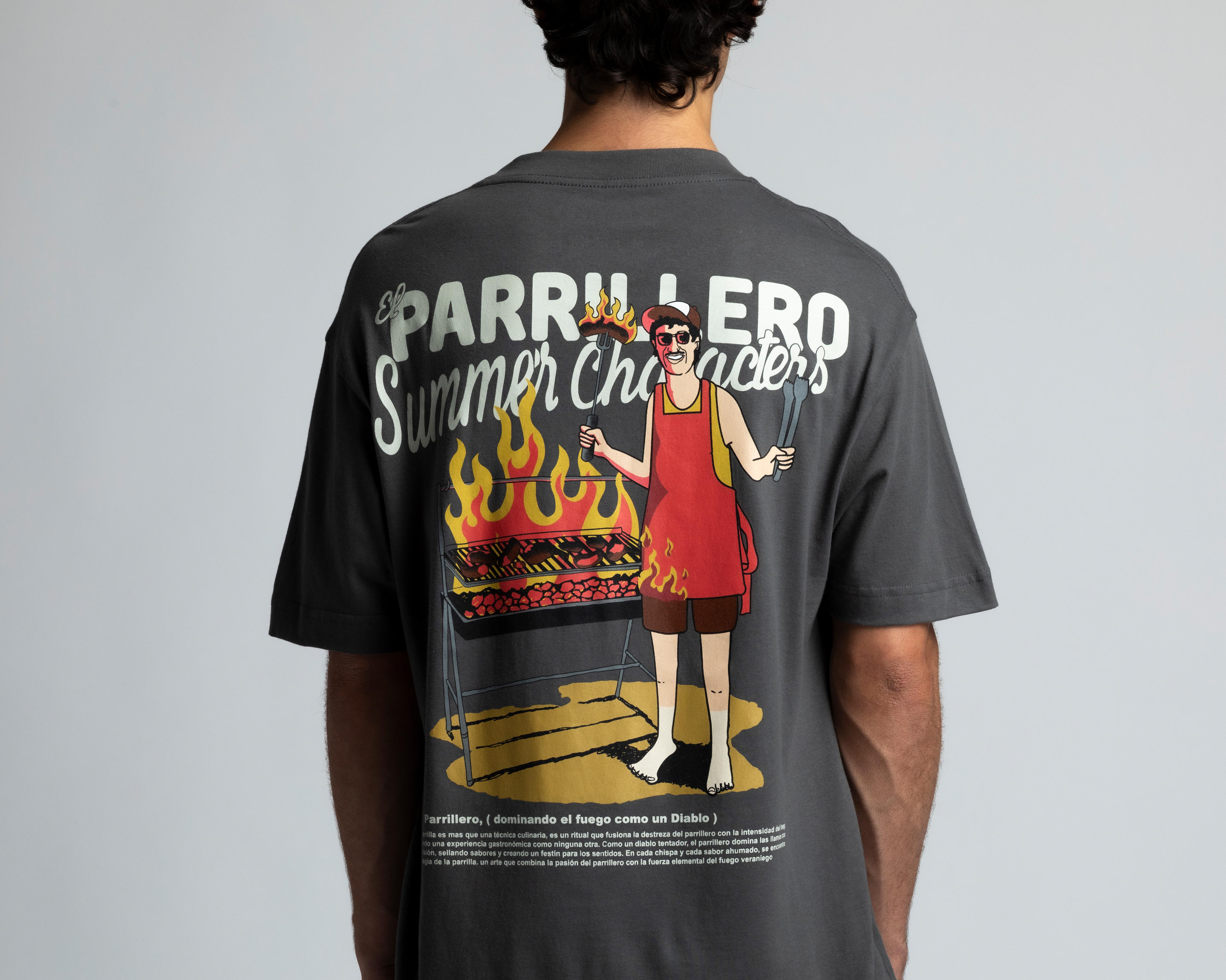 Foto 6 pulgar | Playera de Cuello Redondo Refill para Hombre