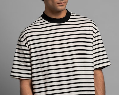 Foto 4 | Playera Cuello Redondo Blanca Strona para Hombre