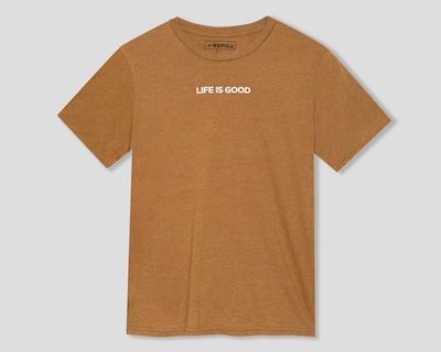 Foto 1 | Playera de Cuello Redondo Café Refill para Hombre