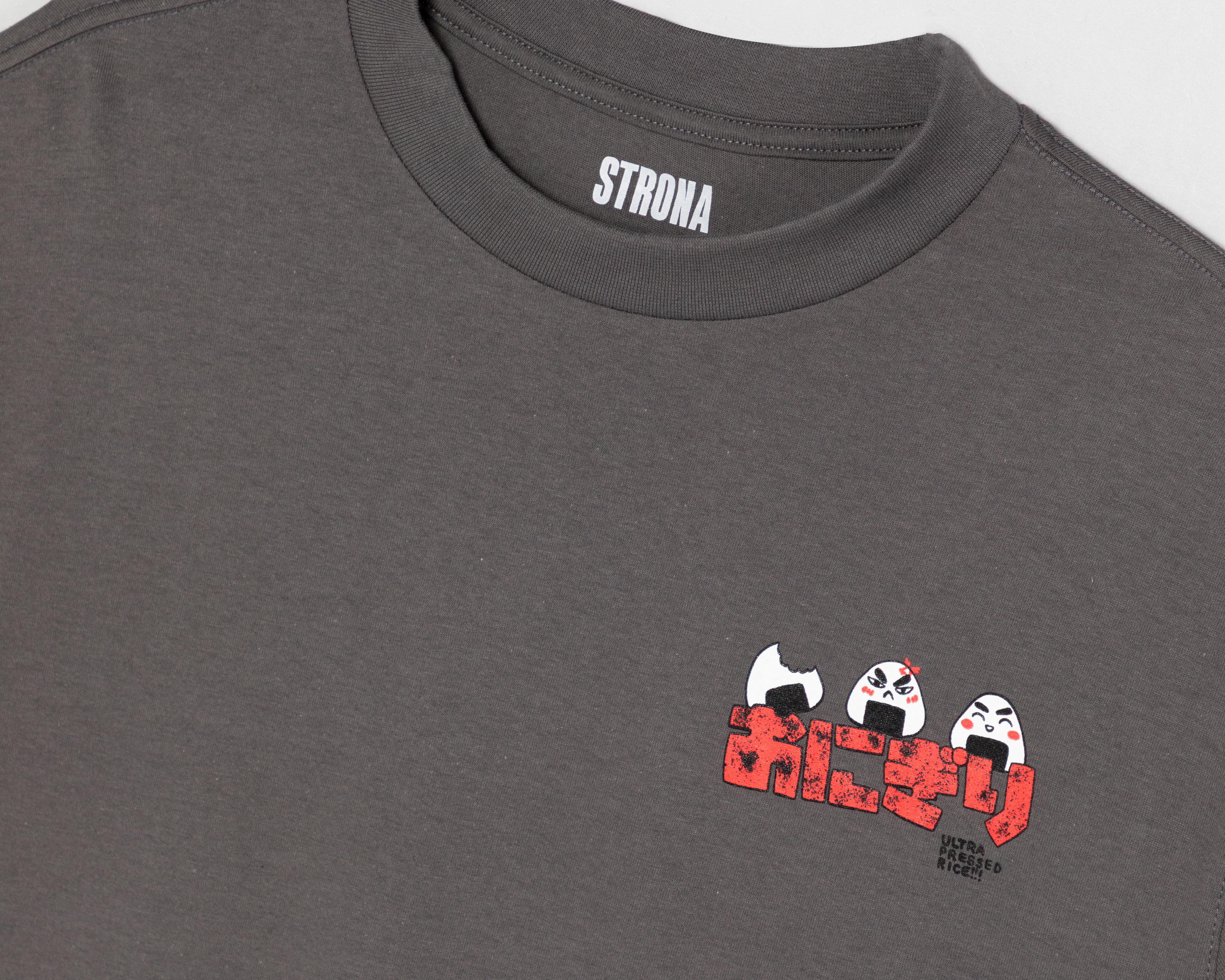 Foto 4 pulgar | Playera de Cuello Redondo Strona Negra para Hombre