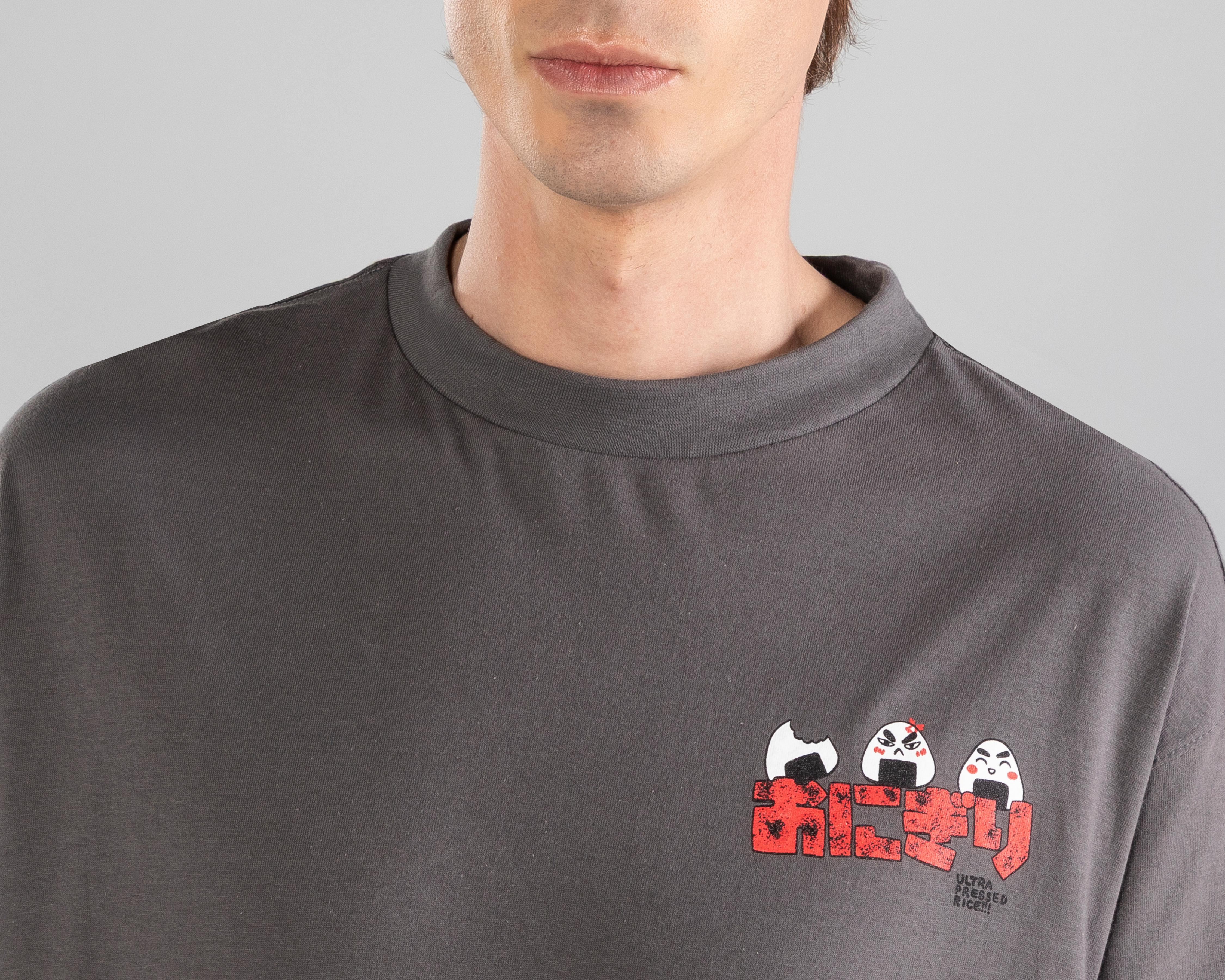 Foto 5 pulgar | Playera de Cuello Redondo Strona Negra para Hombre
