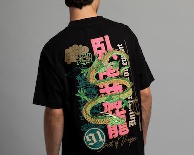 Foto 5 | Playera de Cuello Redondo Negra Strona para Hombre