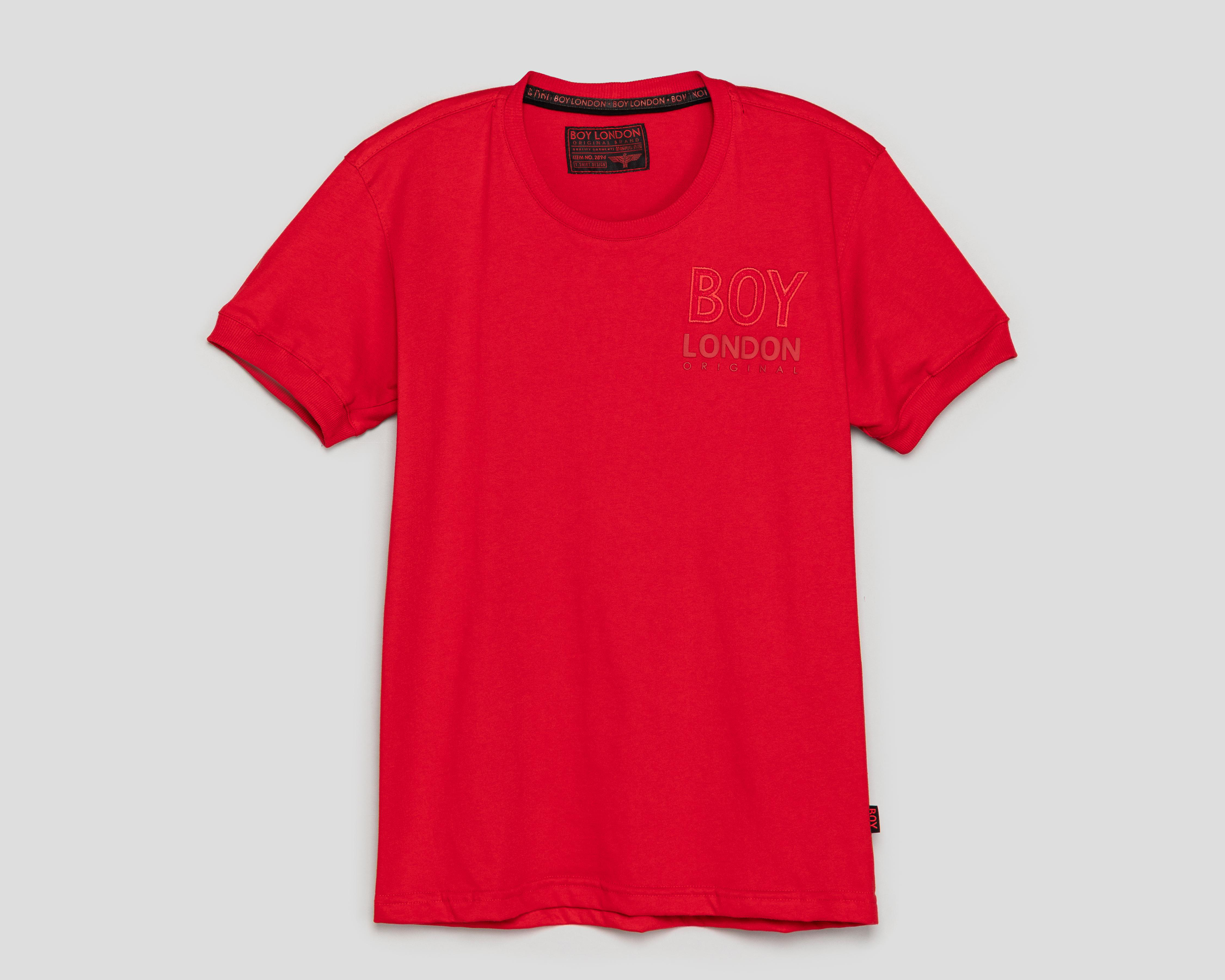 Foto 1 | Playera de Cuello Redondo Roja Boy London para Hombre