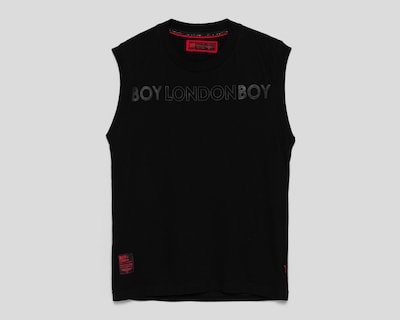 Foto 1 | Playera de Cuello Redondo Negra Boy London para Hombre