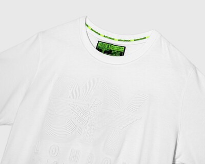 Foto 3 | Playera de Cuello Redondo Blanca Boy London para Hombre