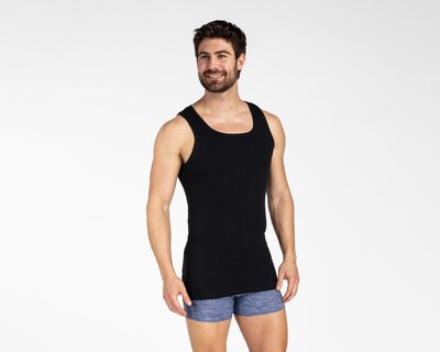 Foto 2 | Camiseta Interior Sin Mangas Óptima para Hombre 4 Piezas