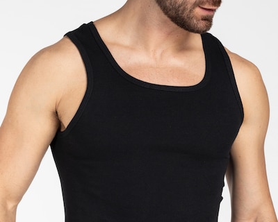 Foto 4 | Camiseta Interior Sin Mangas Óptima para Hombre 4 Piezas