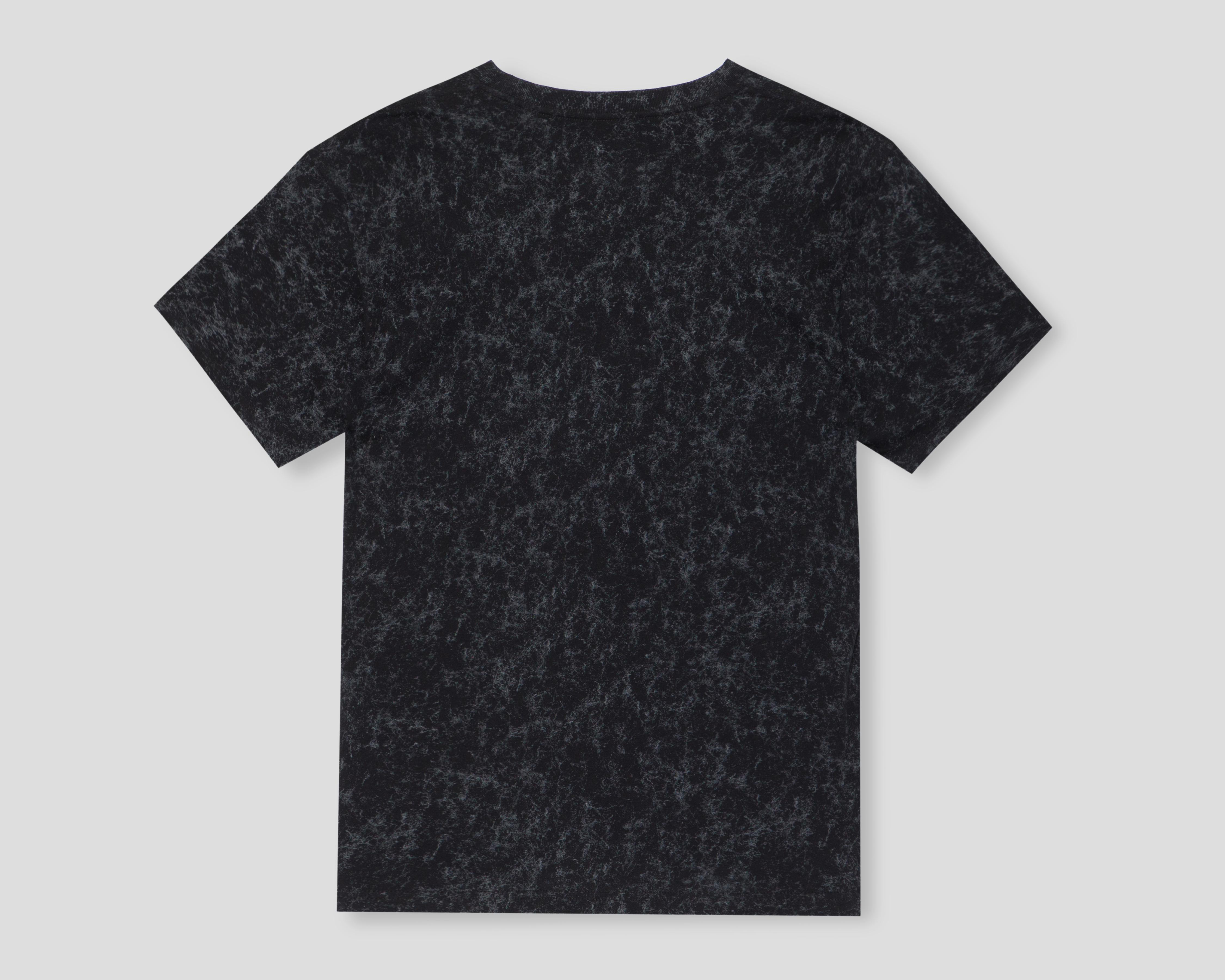 Foto 2 | Playera de Cuello Redondo Negra Garfield para Hombre